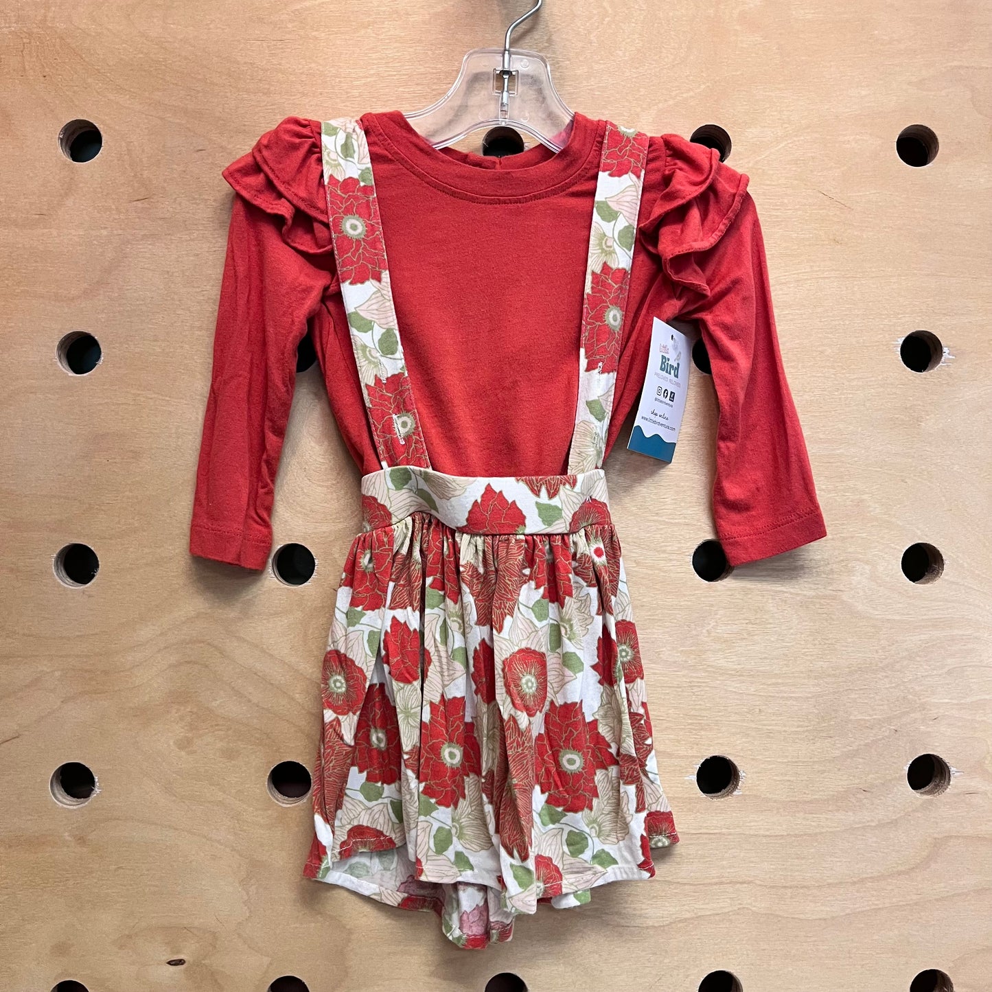 Orange Floral Modal Outfit