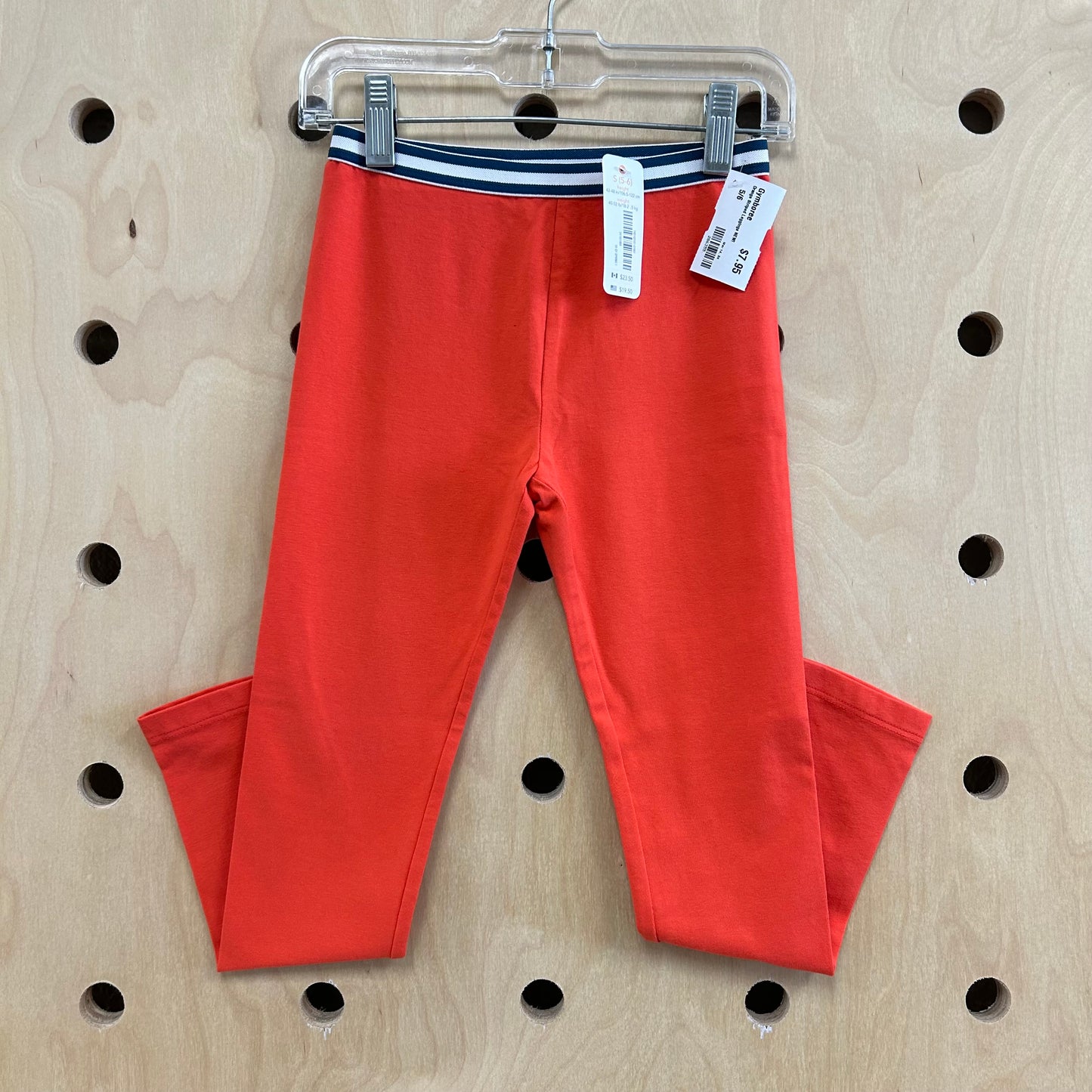 Orange Striped Leggings NEW!