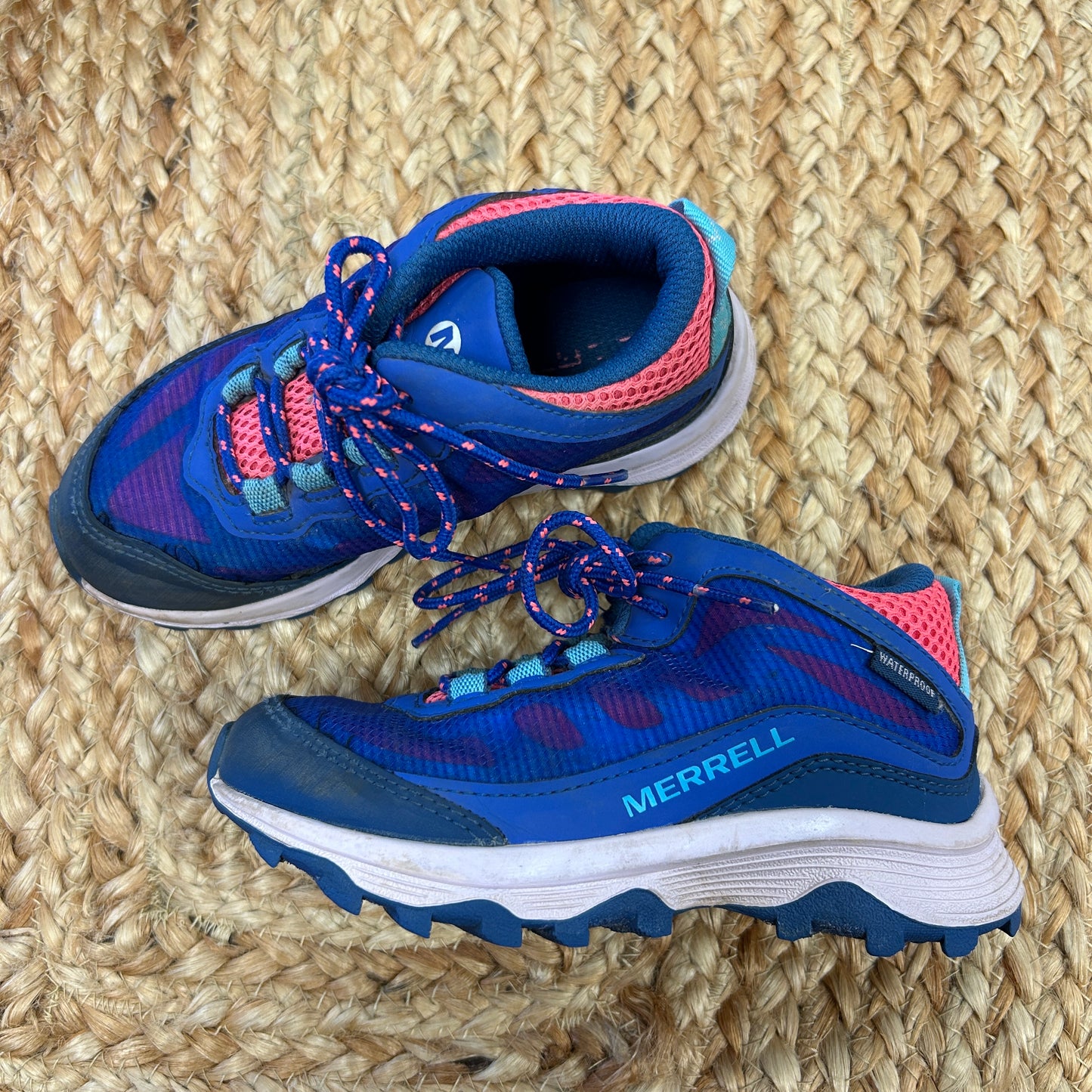 Blue/Purple Hiking Sneakers