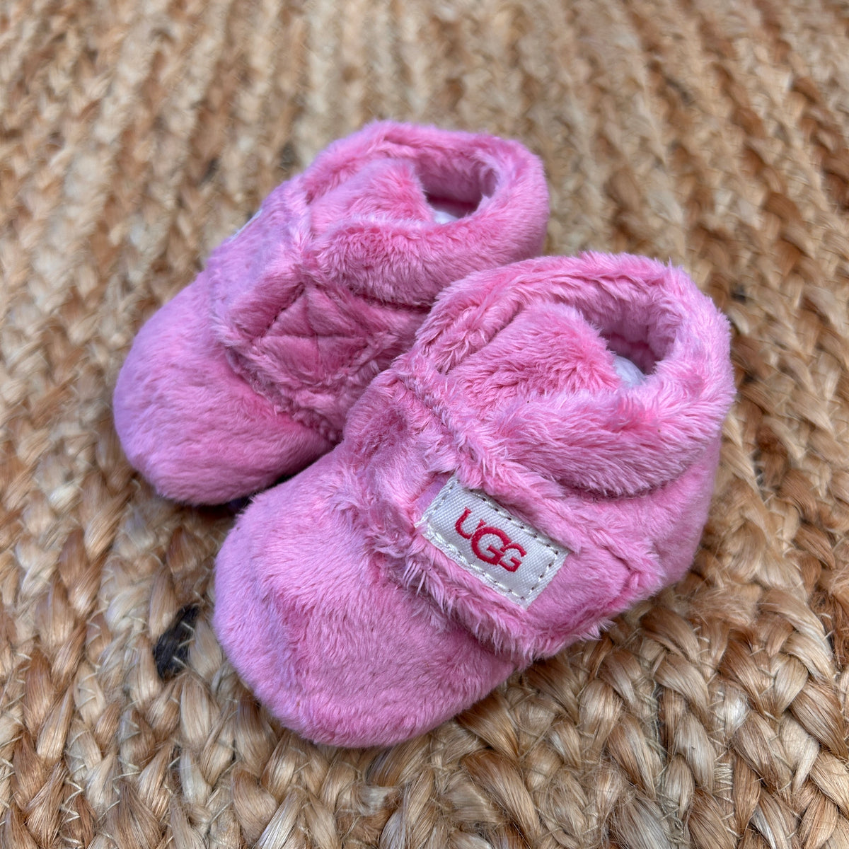 Pink Plush Bixbee Booties