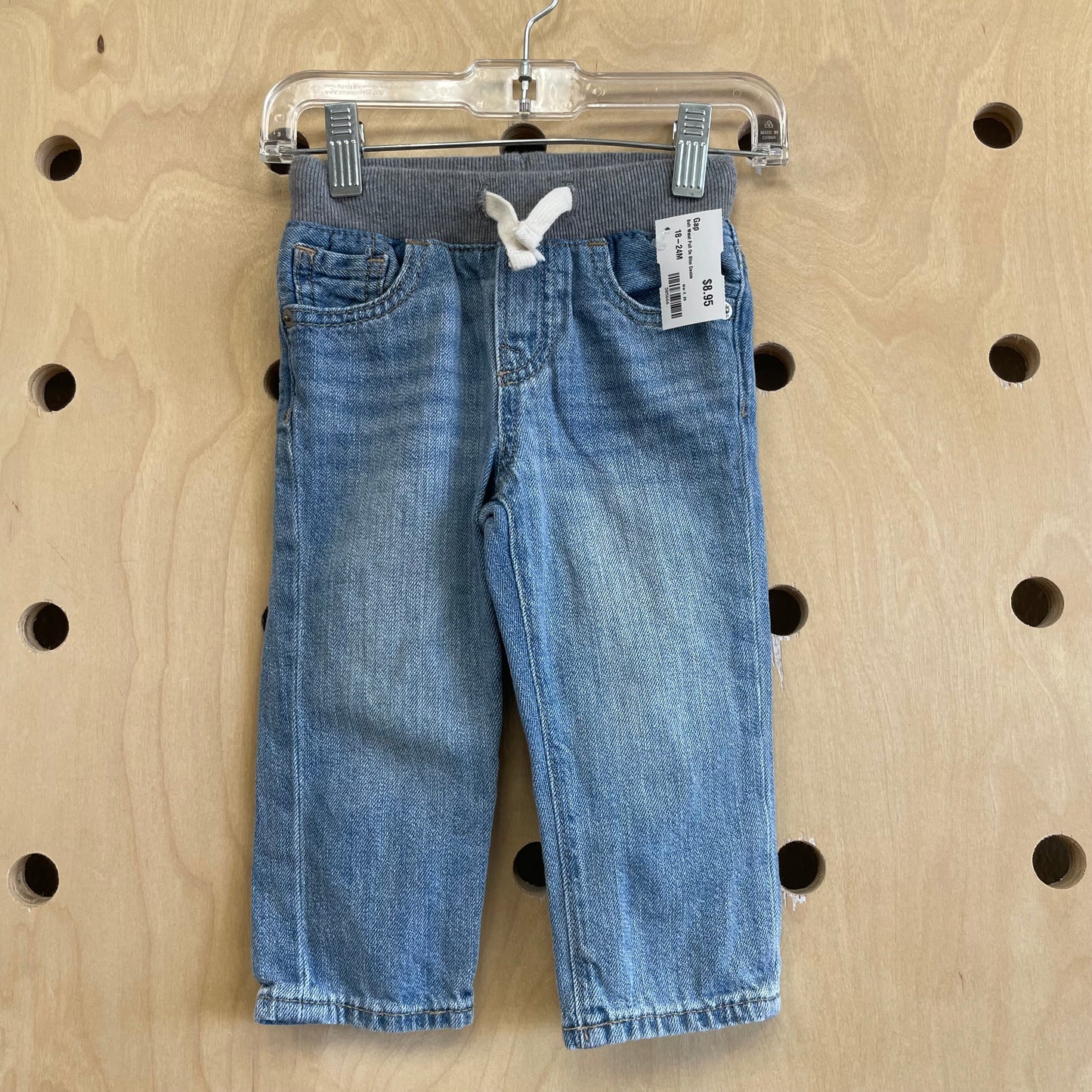Soft Waist Pull On Slim Denim