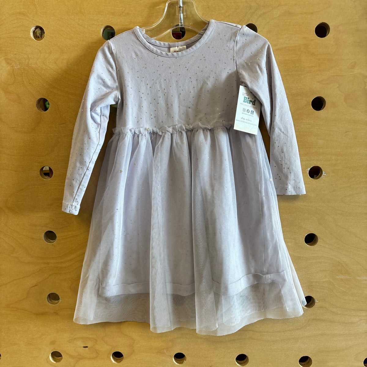 Lavender & Gold Tulle Dress