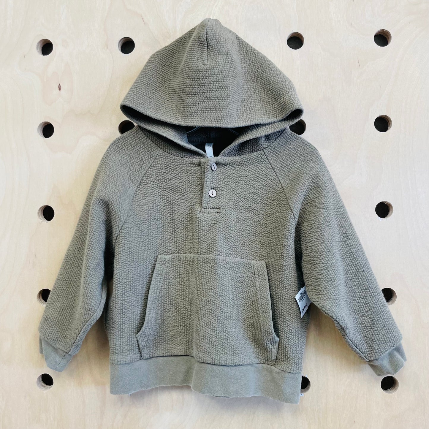 Green Textured Pullover
