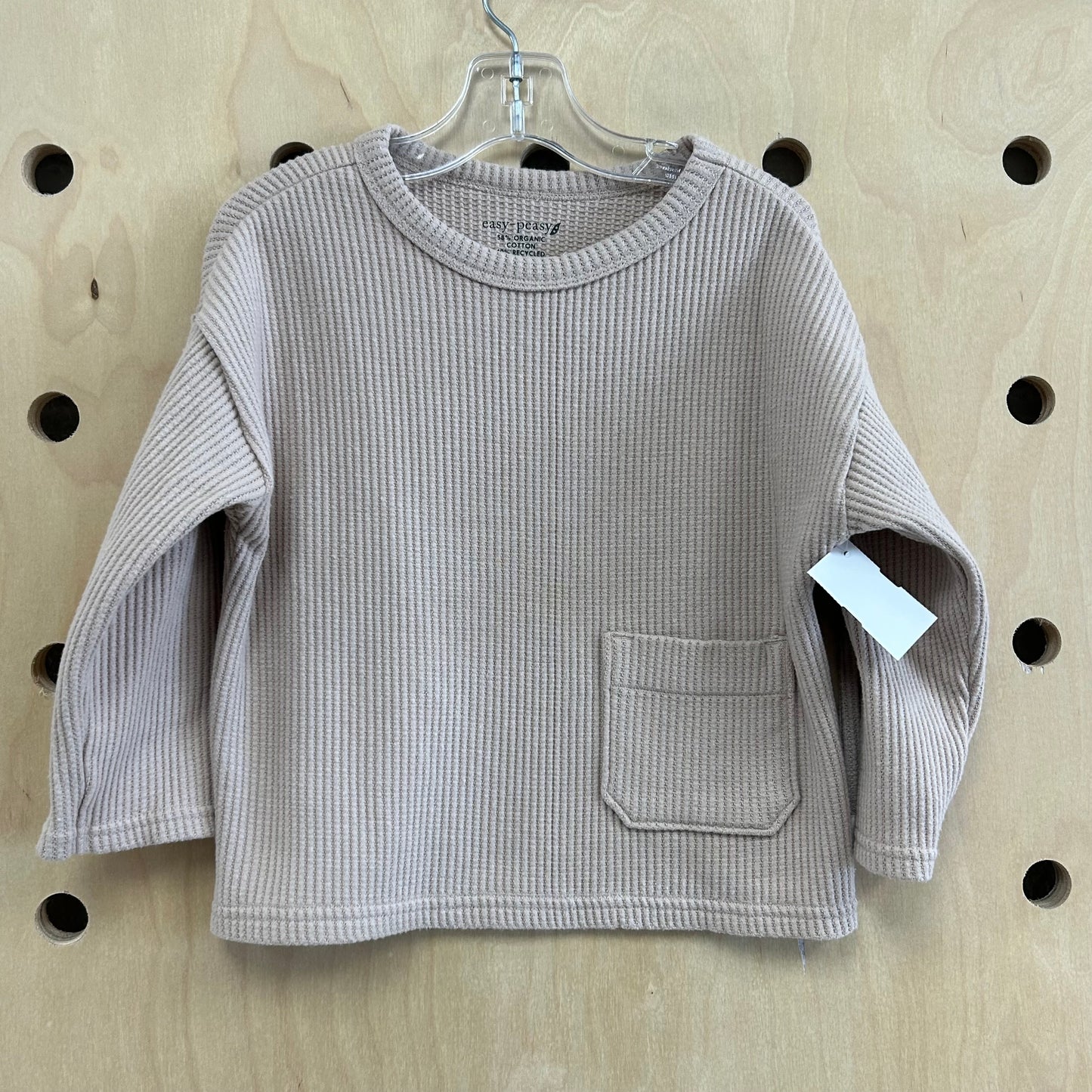 Tan Waffle Knit Shirt