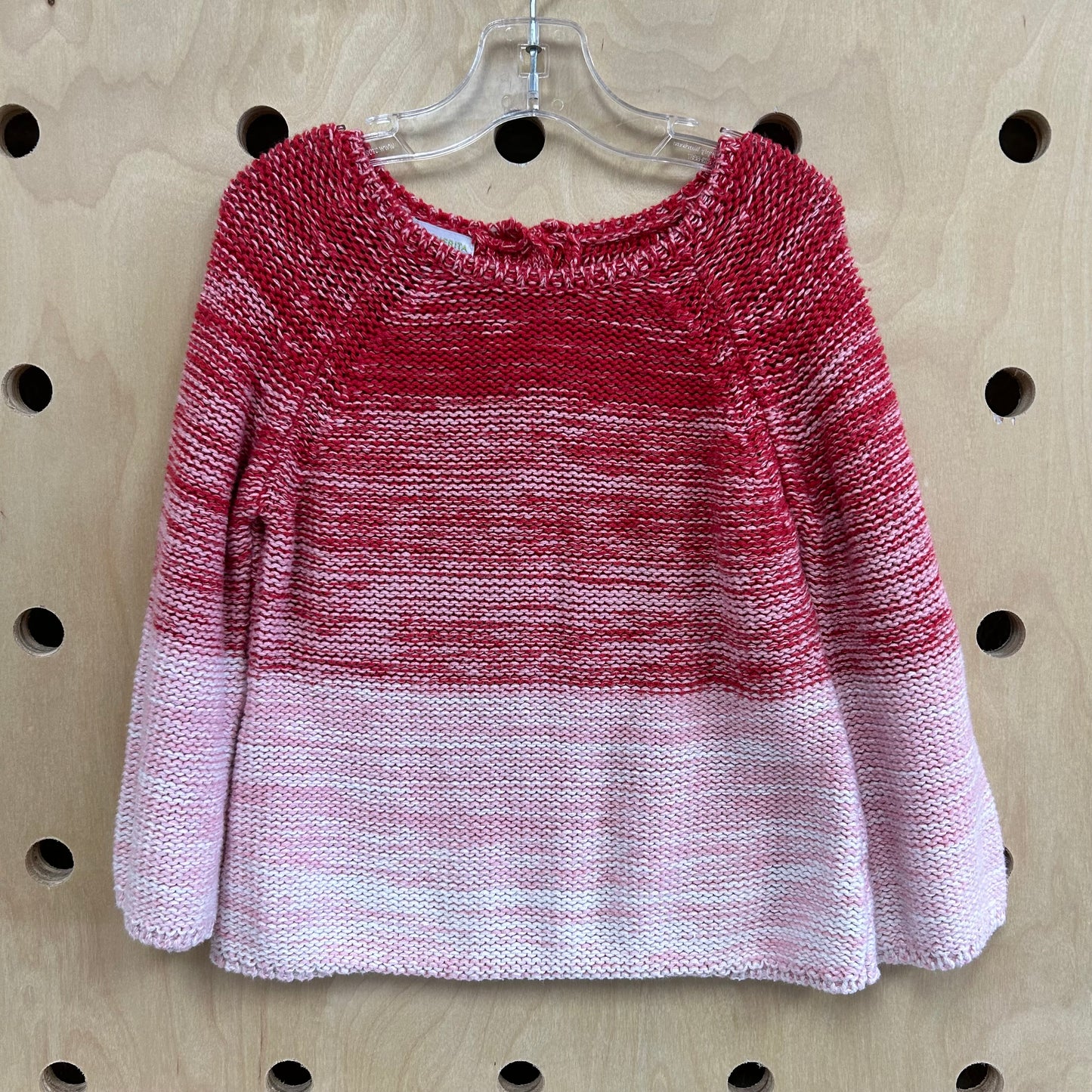 Red & Pink Knit Sweater