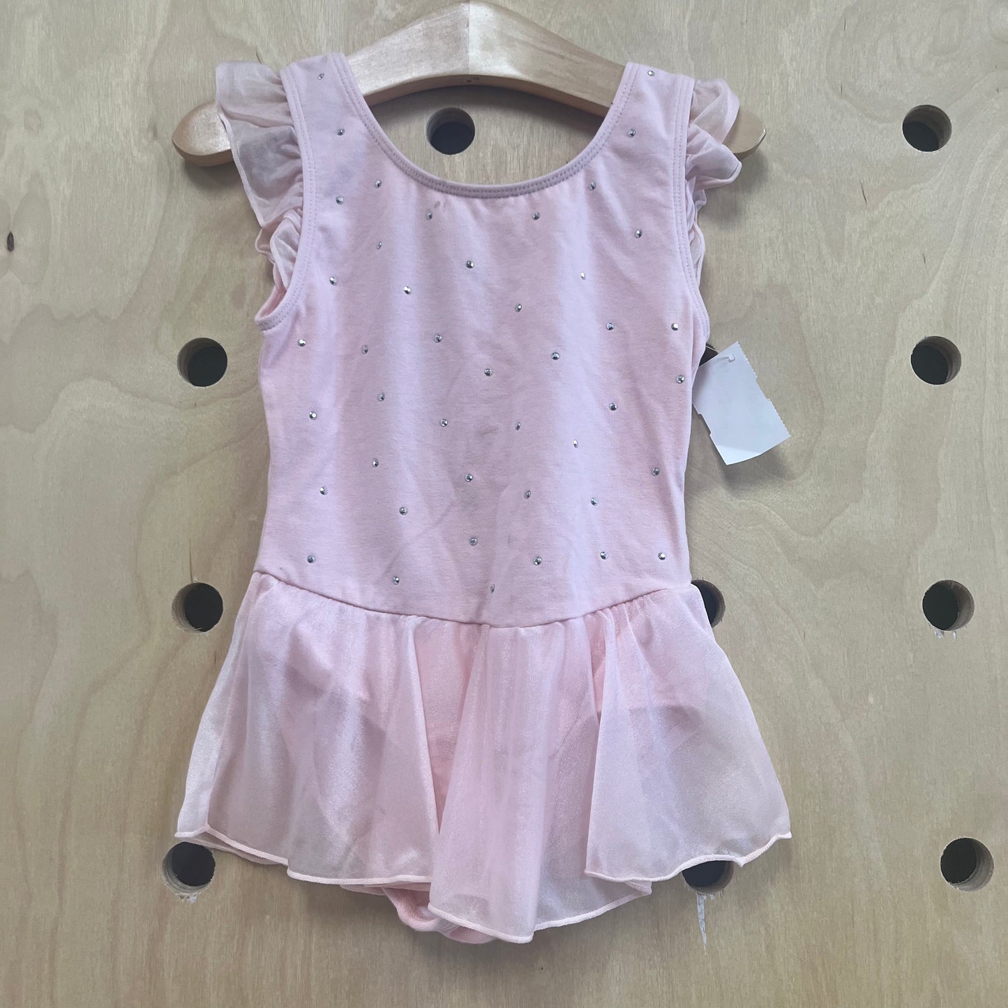 Pink Rhinestone Leotard