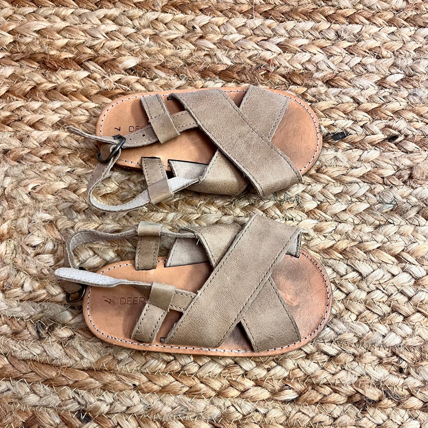 Tan Strap Sandals