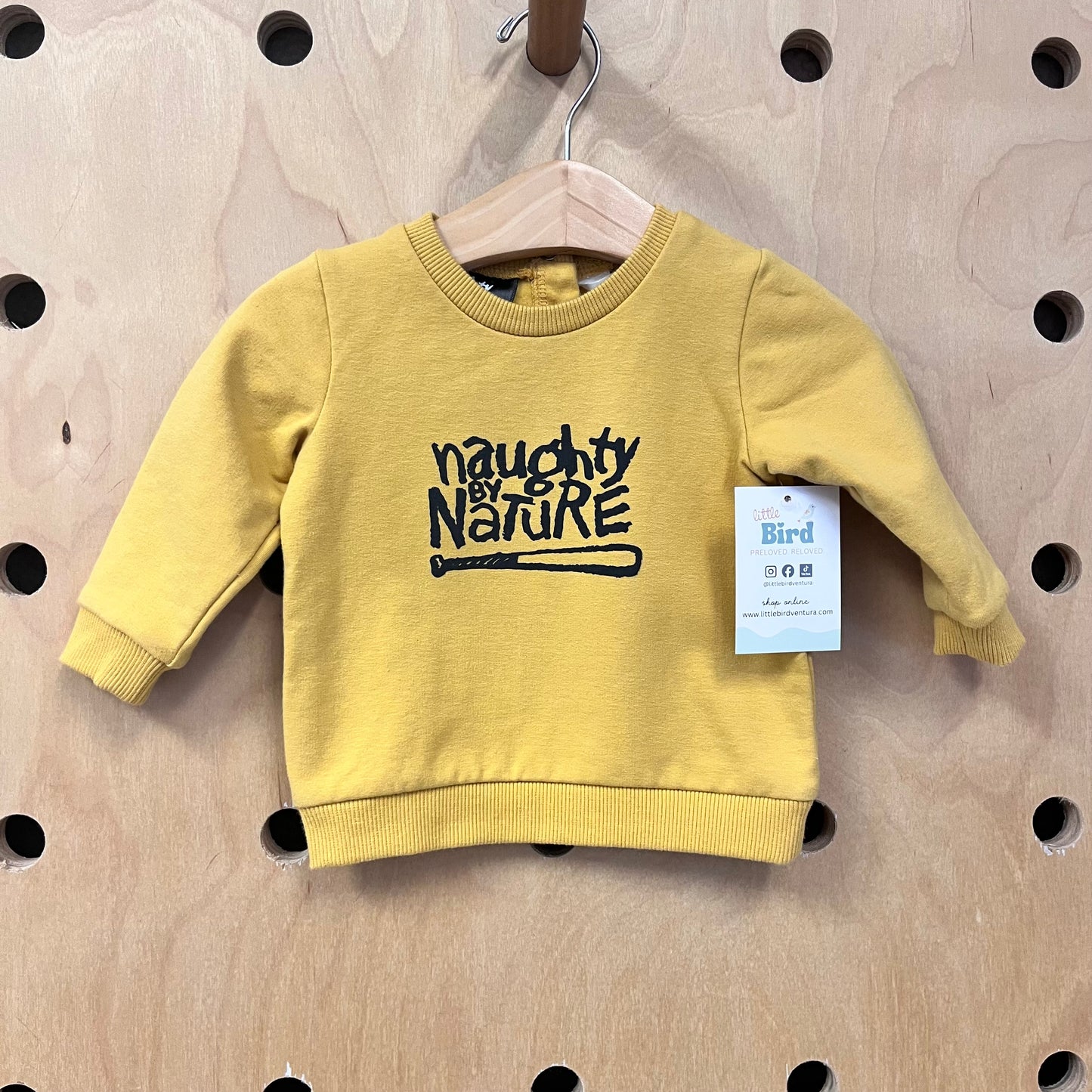 Yellow Naughty By Nature LS NEW!