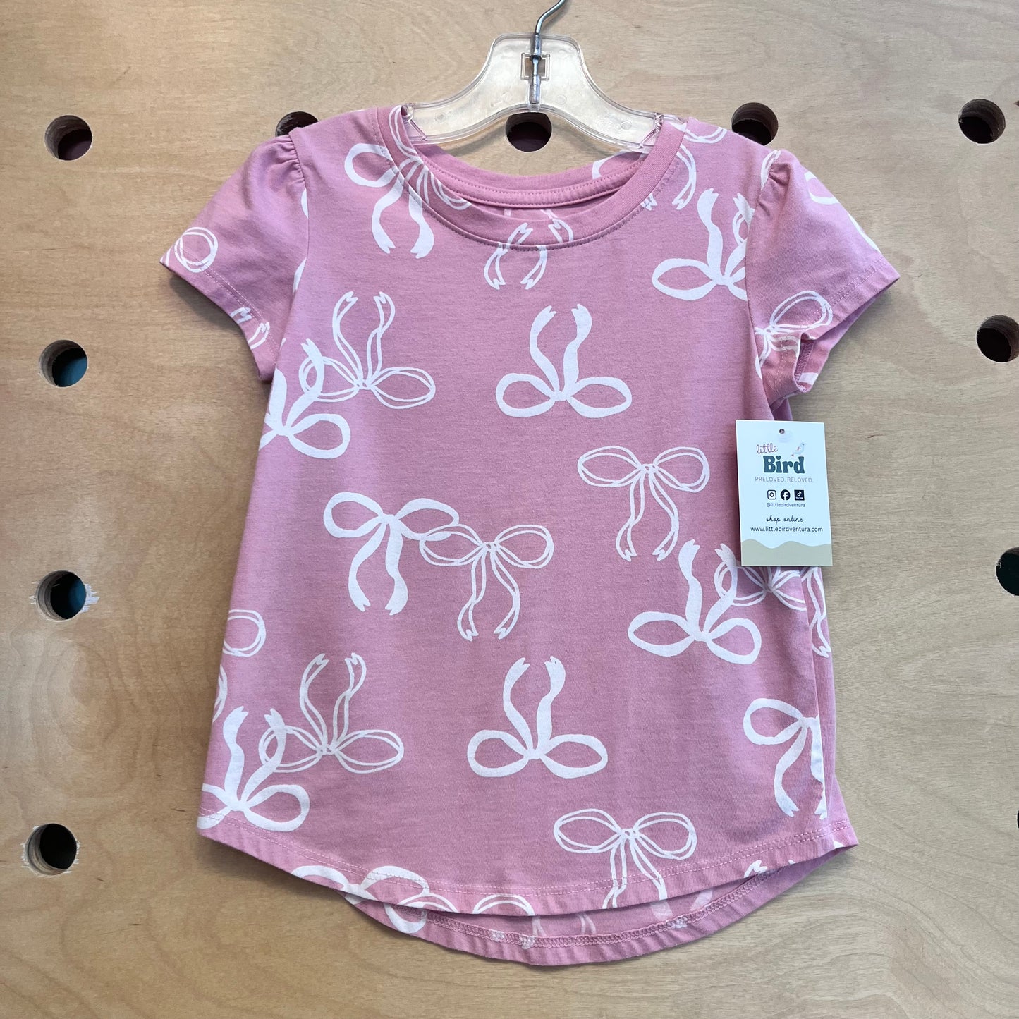 Pink & White Bows Tee