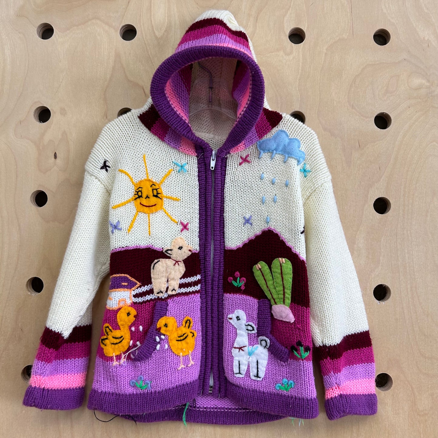 Peruvian Zip Hoodie