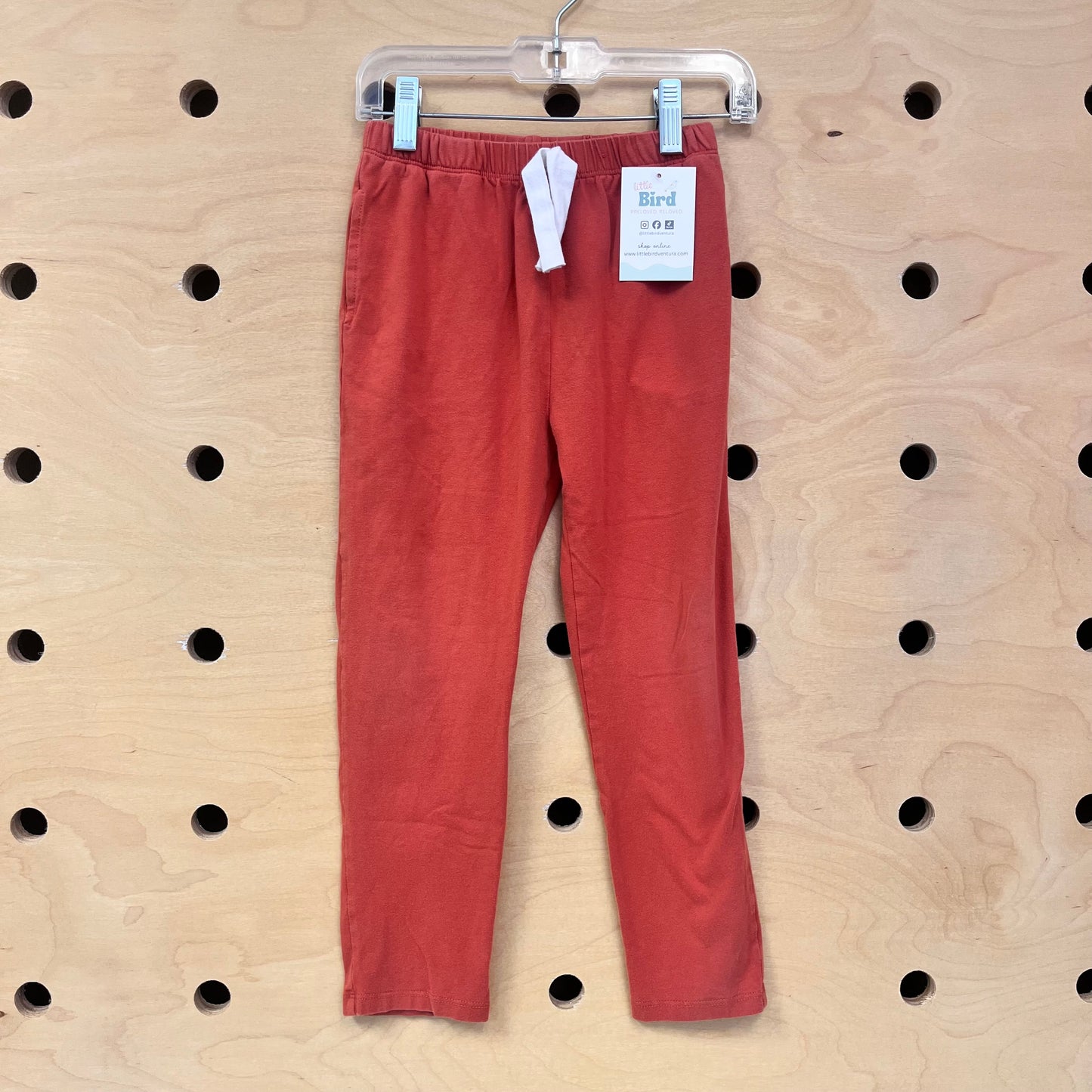 Orange Pull On Pants