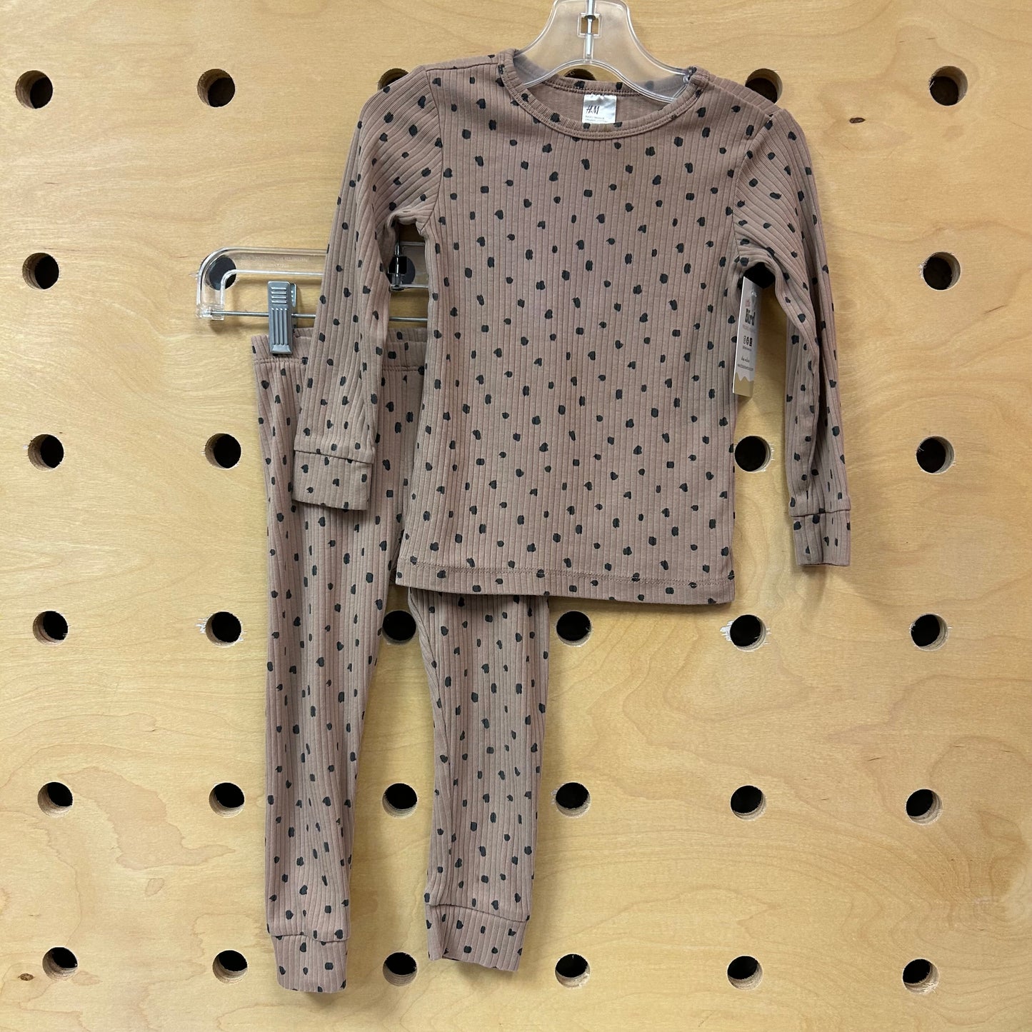 Brown/Black Polka Dot Outfit