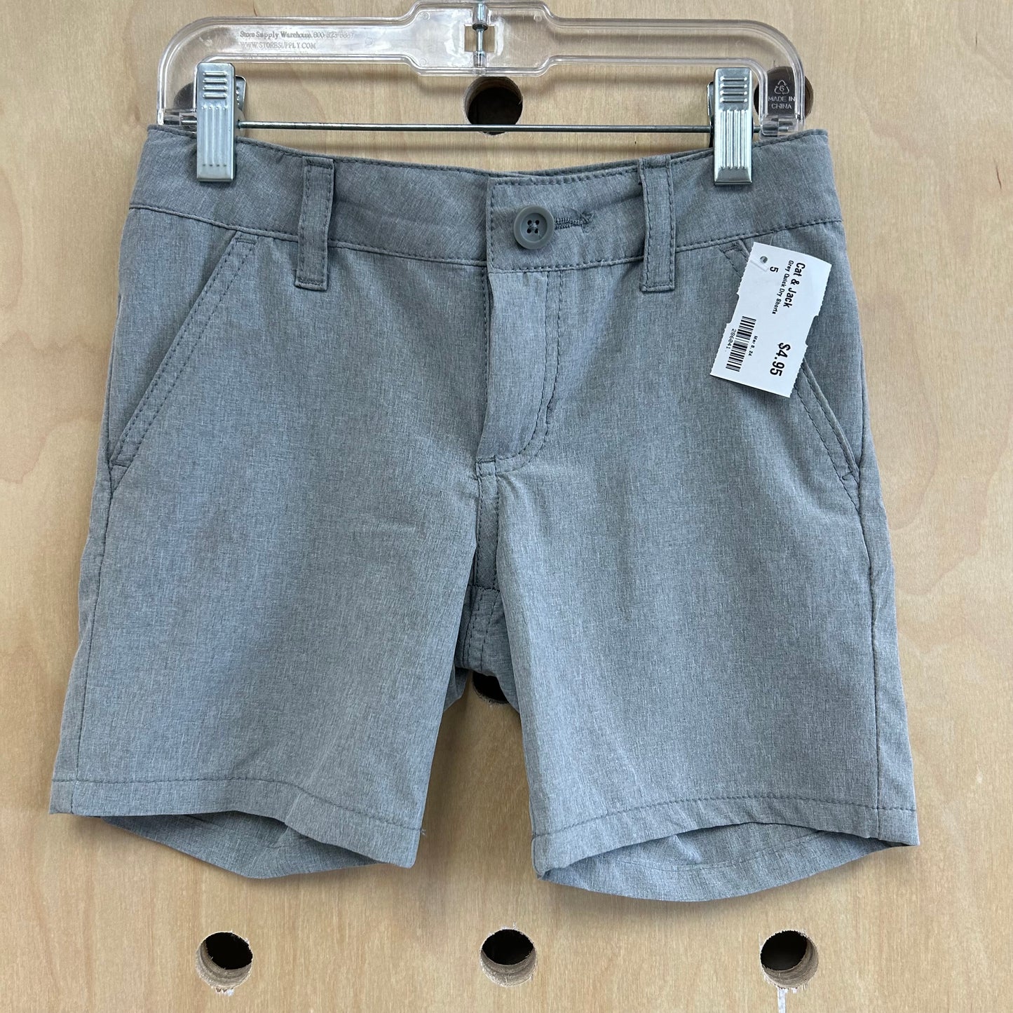 Grey Quick Dry Shorts