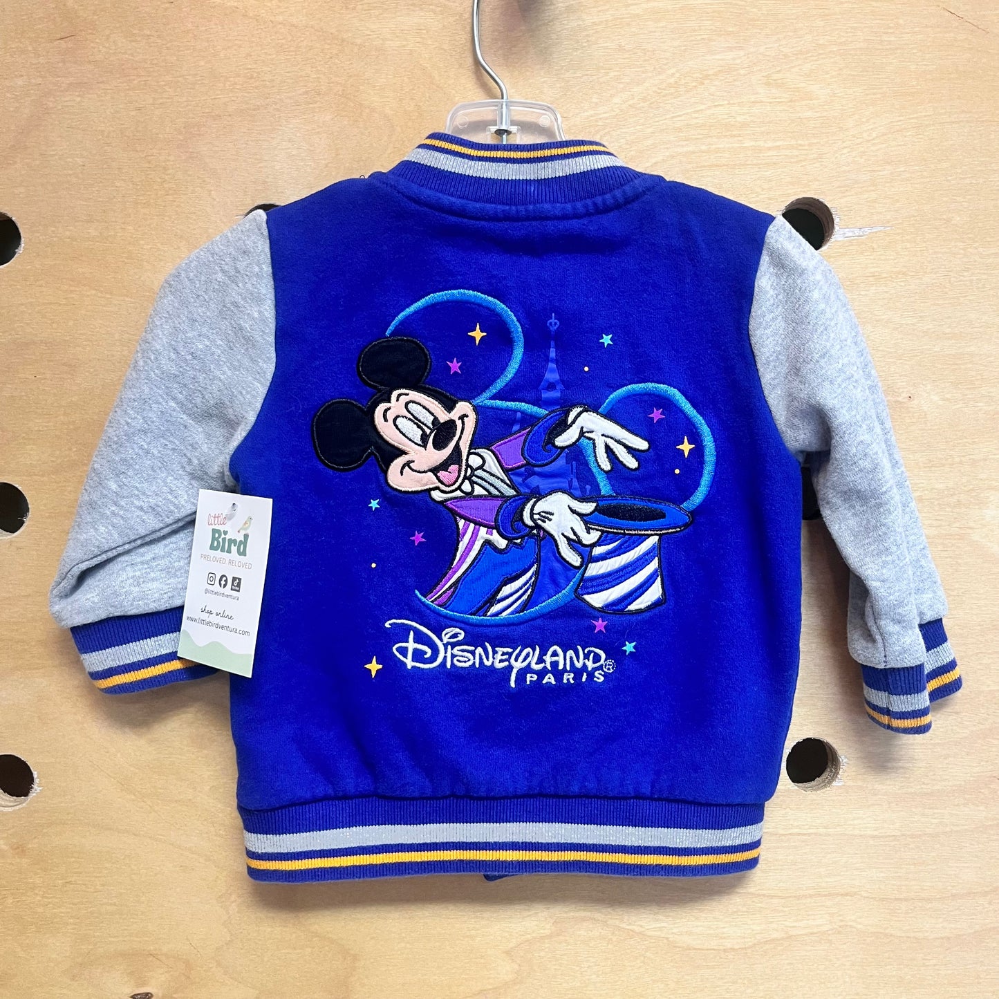 Blue/Grey Embroider Micky Jacket