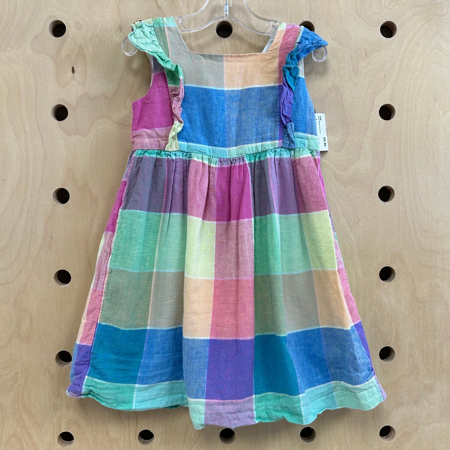Bright Madras Plaid Dress