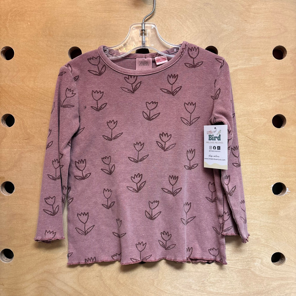 Pink Ribbed Tulips LS