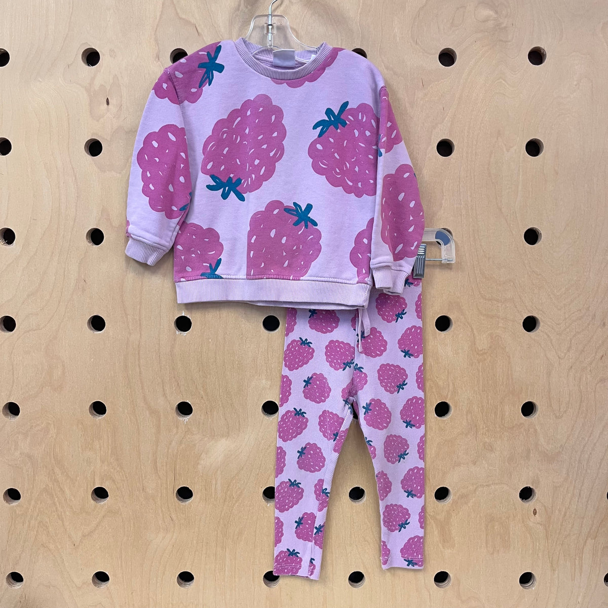 Lavender/Pink Strawberry Outfit