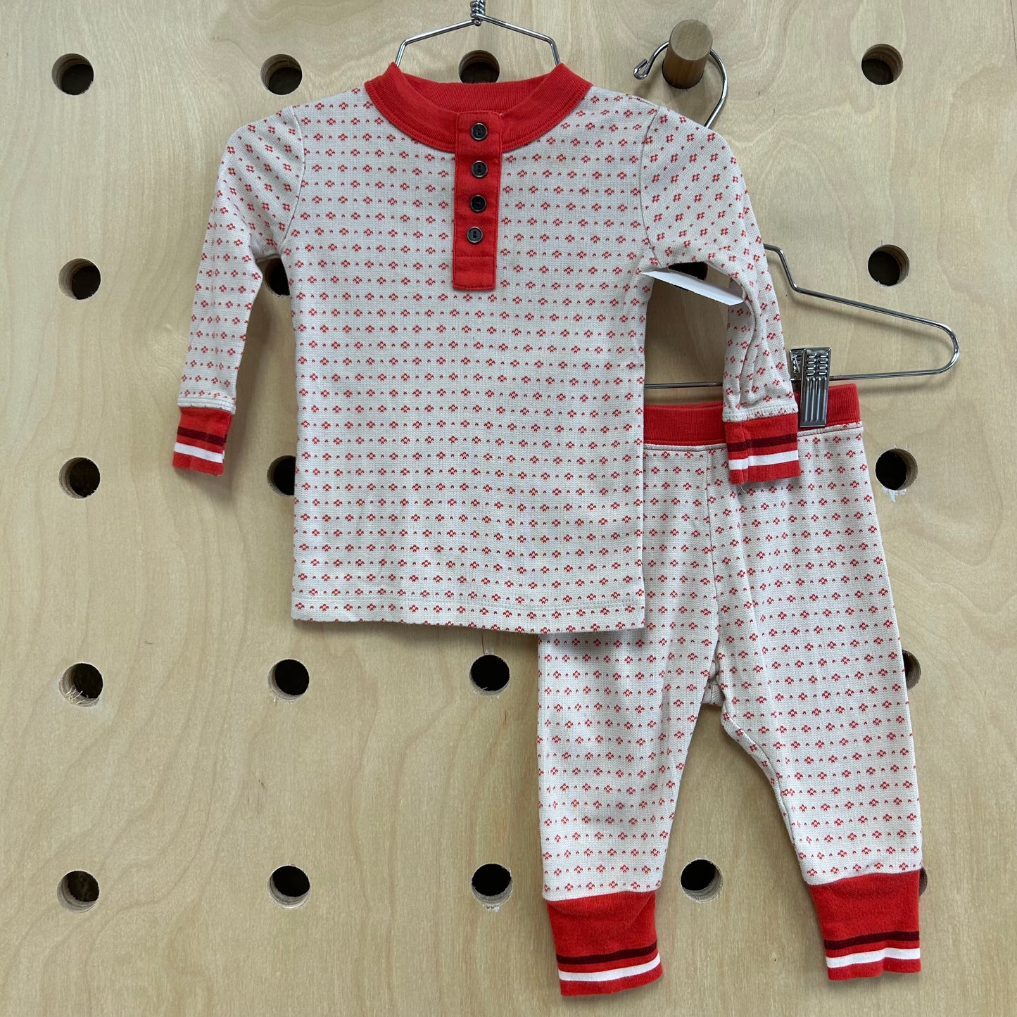 Tan & Red Pajamas