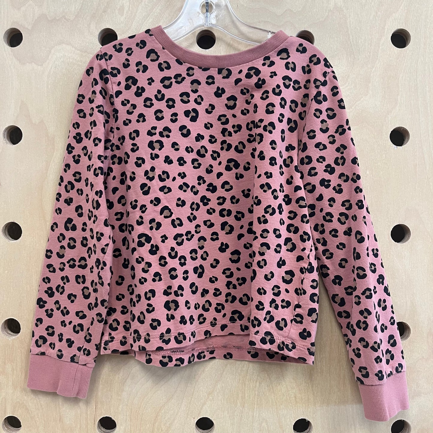 Dusty Pink Leopard Print Sweatshirt