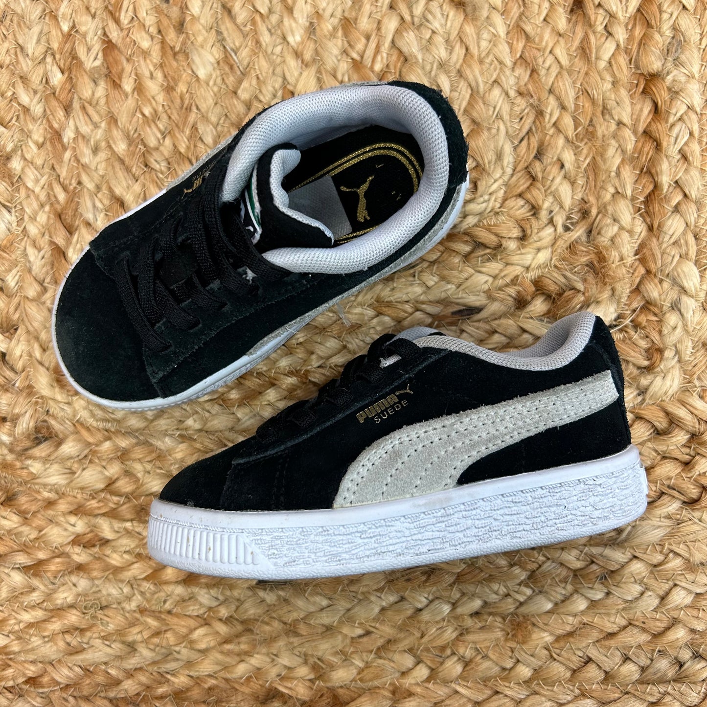 Black Suede Slip-On Sneakers
