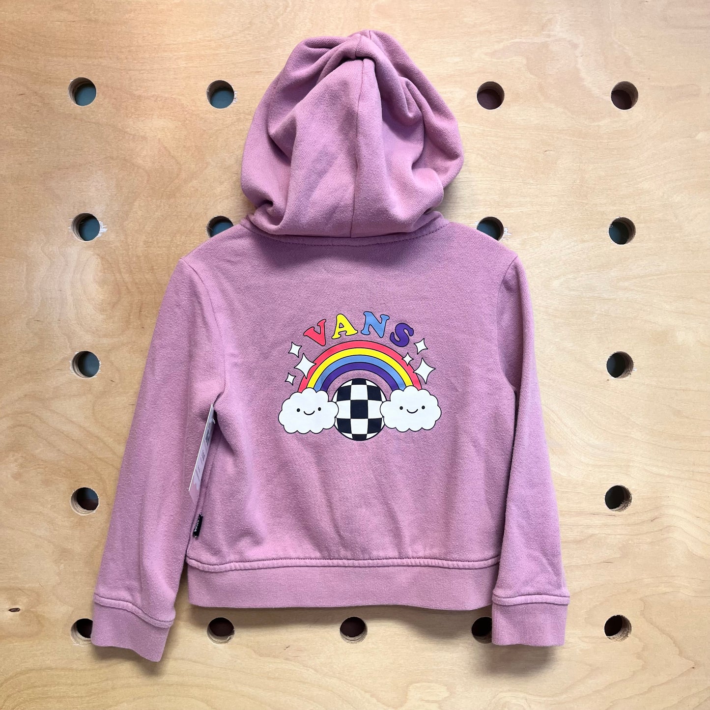 Rainbow Clouds Logo Zip Hoodie