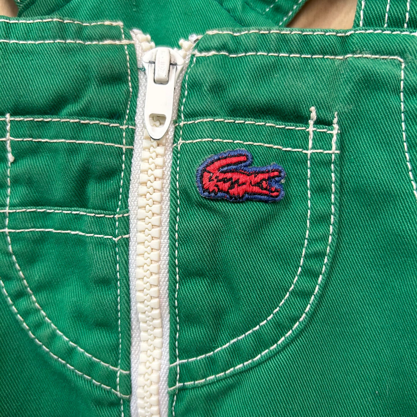 Izod Lacoste Green Zipper Jumper