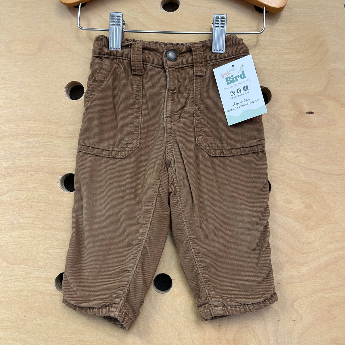Lined Brown Cords