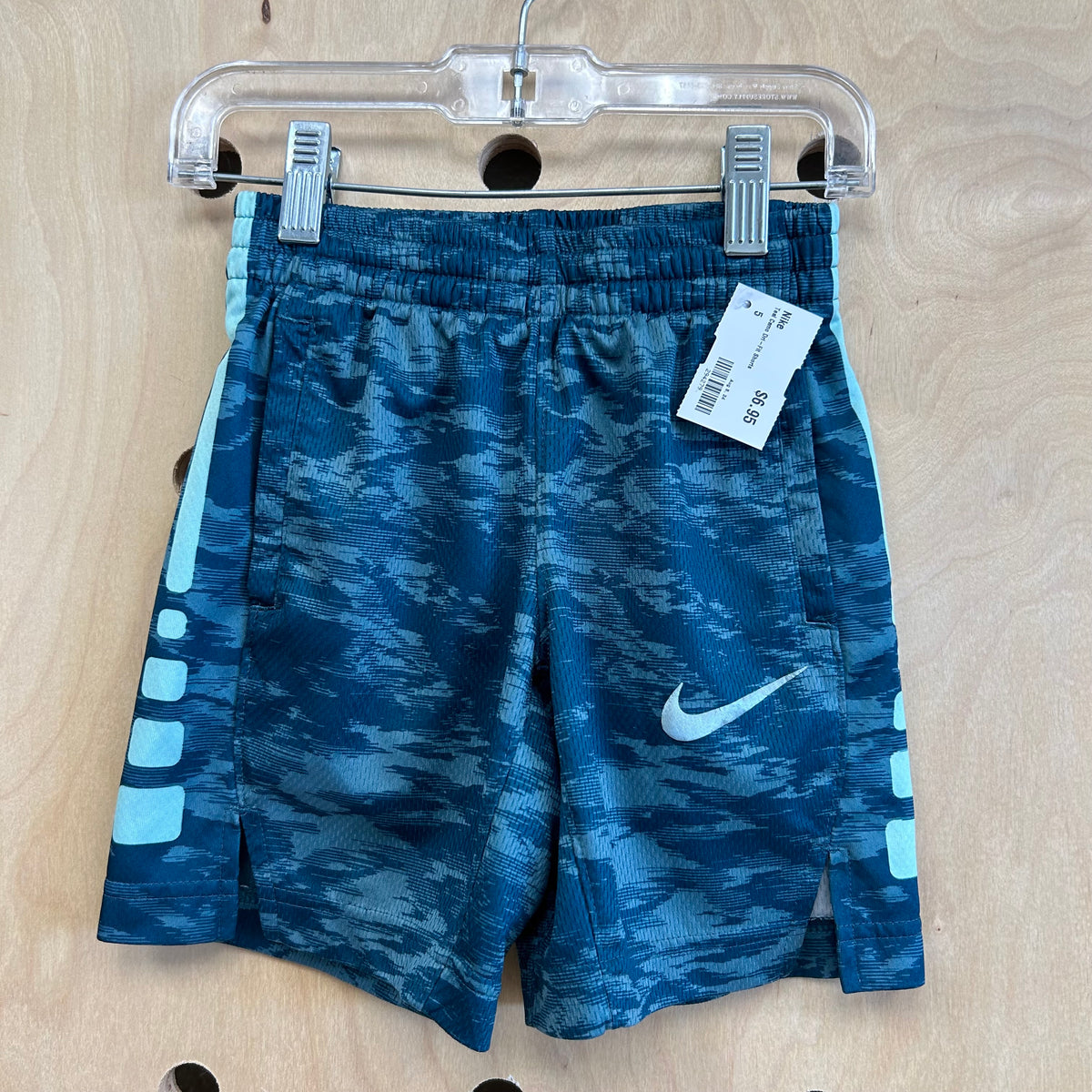 Teal Camo Dri-Fit Shorts