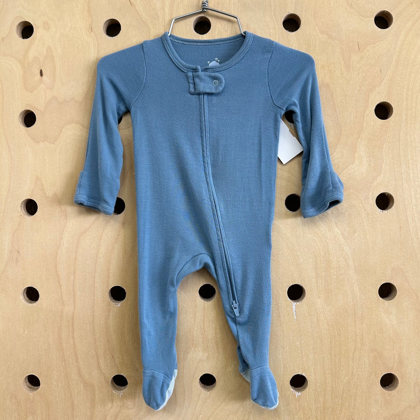 Blue Zip Footies