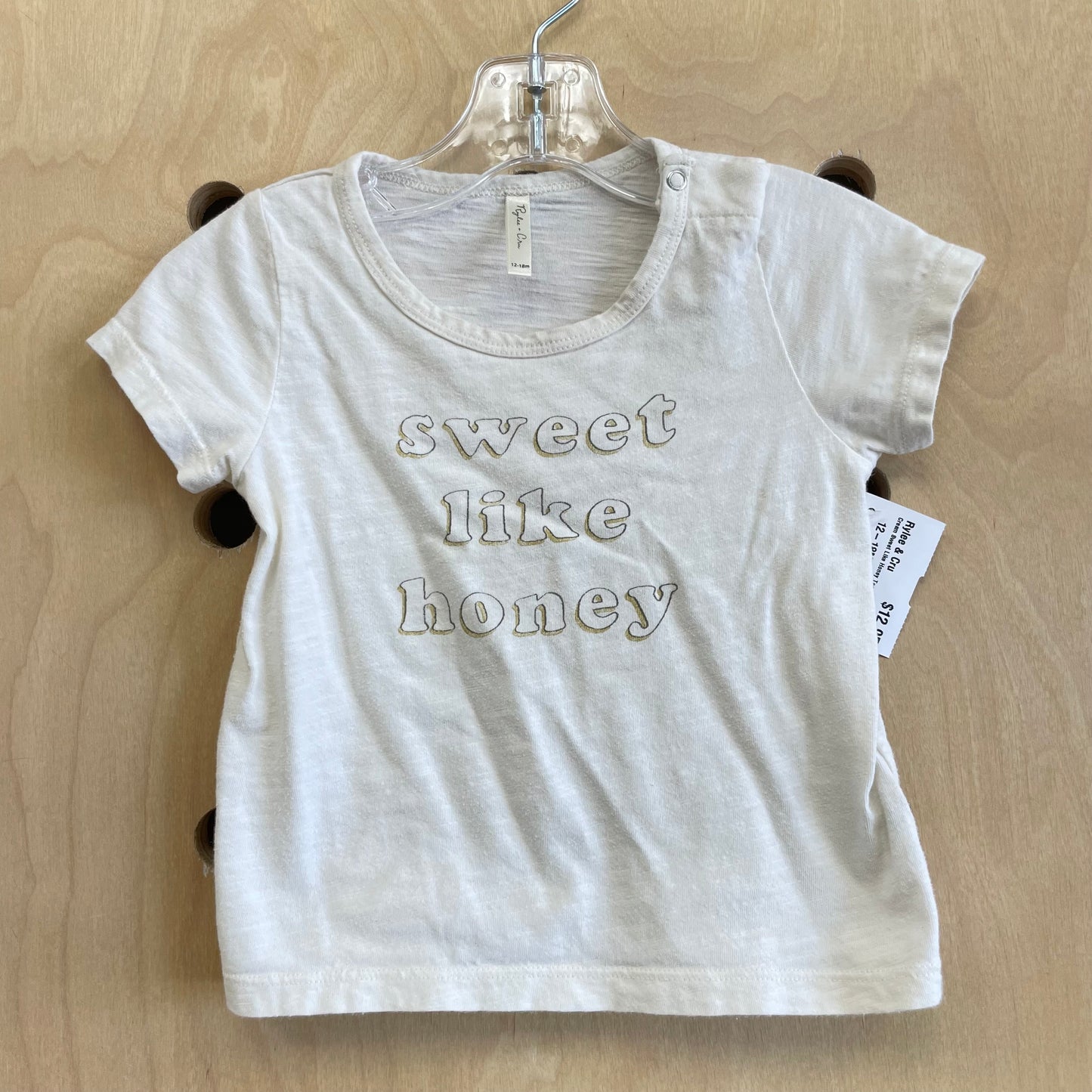 Cream Sweet Like Honey Tee