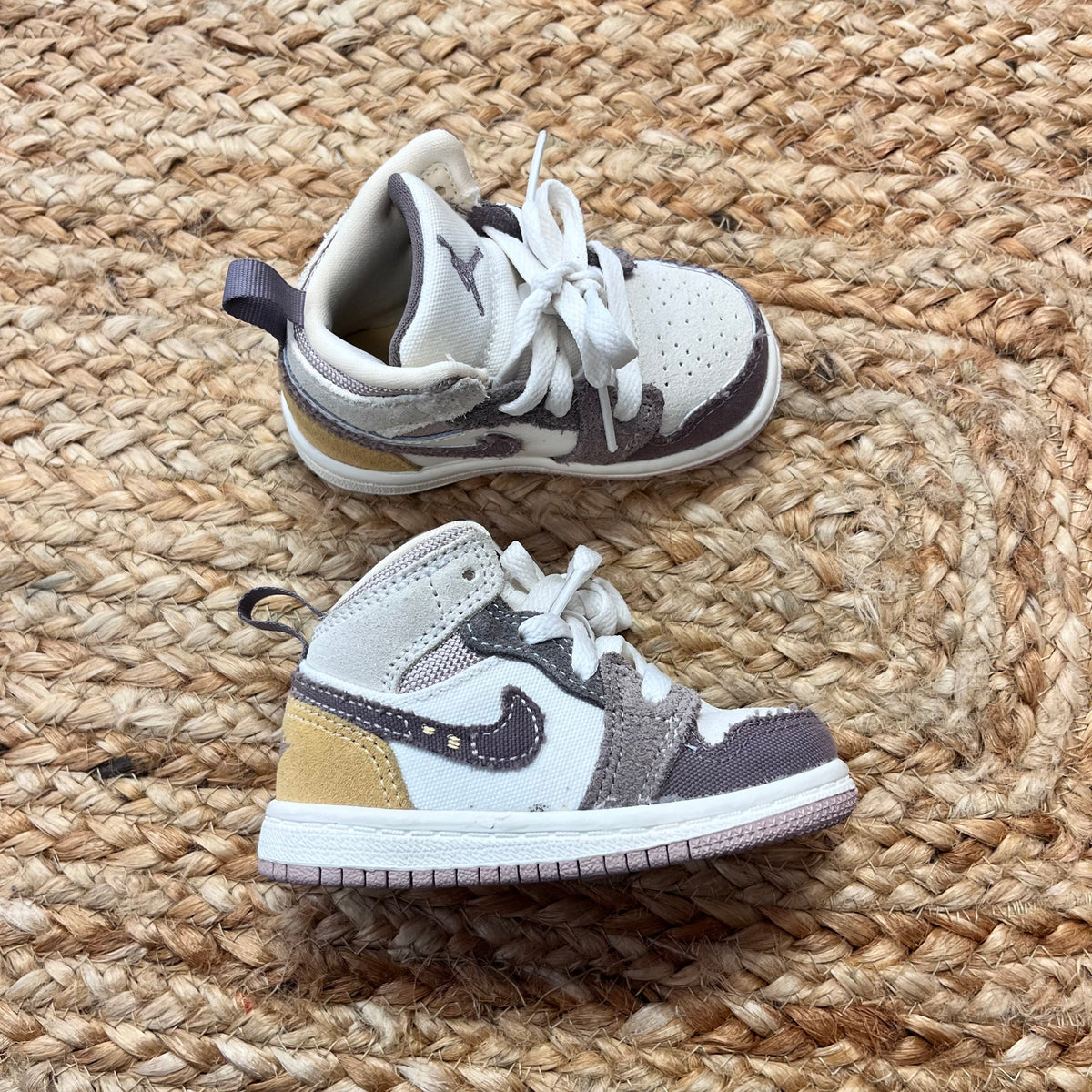 Taupe Jordan 1 Sneakers