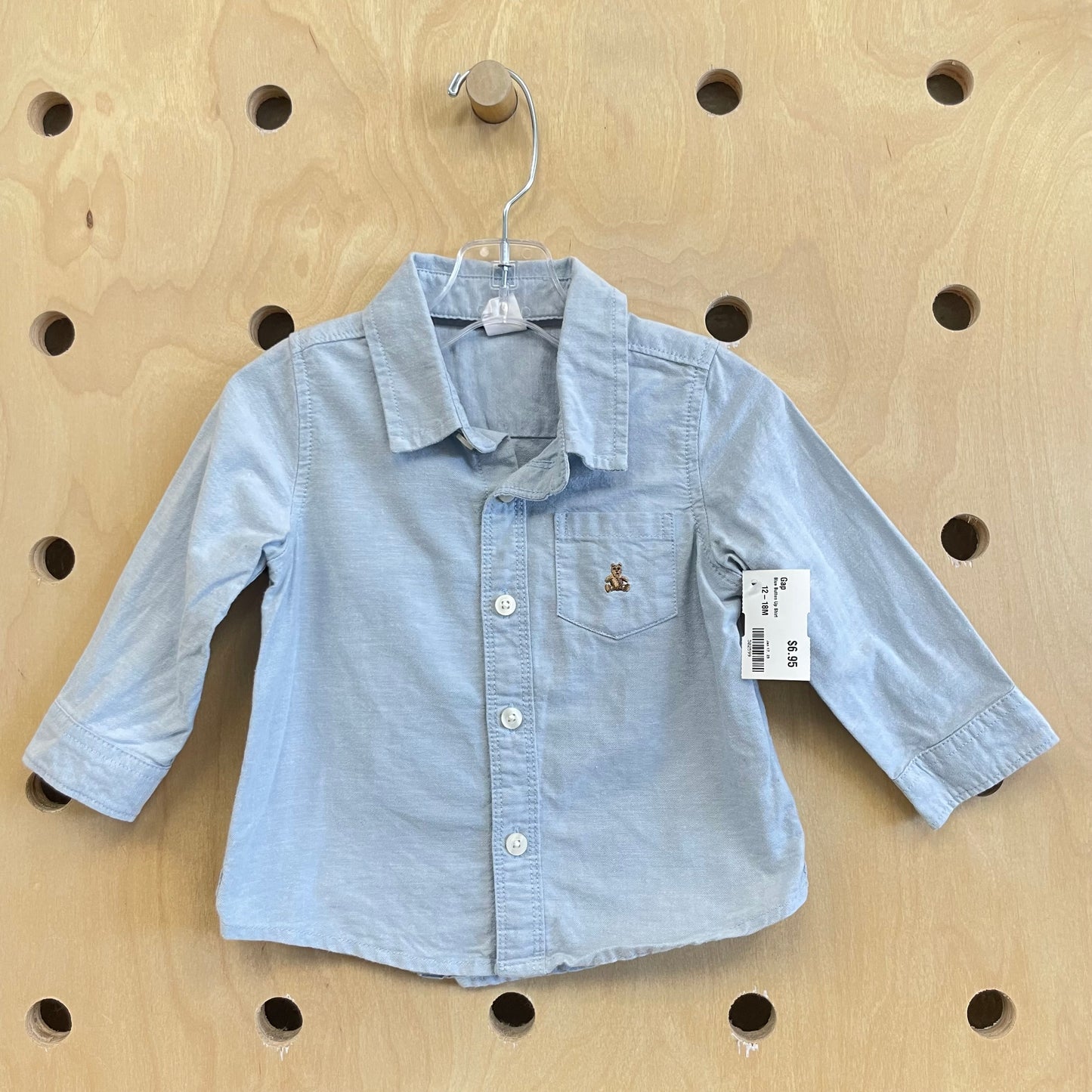 Blue Button Up Shirt