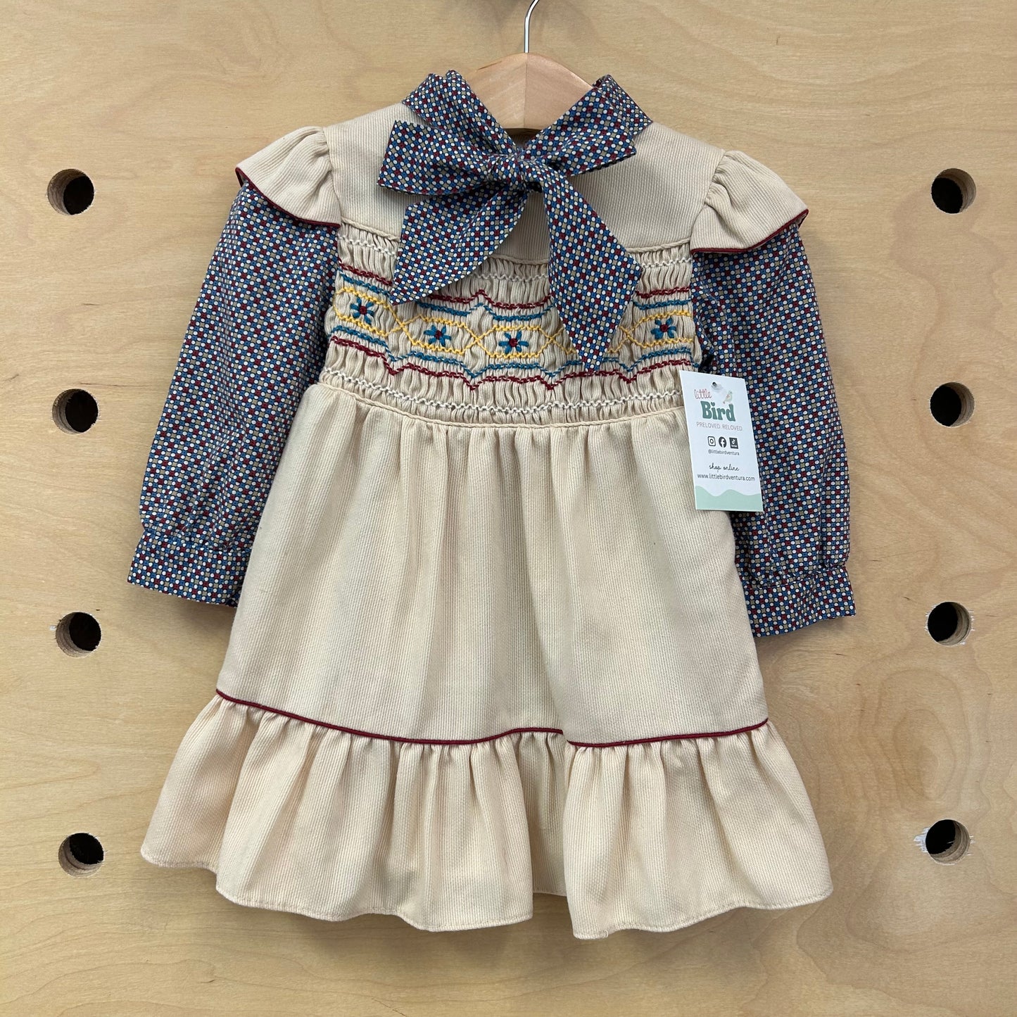 Polly Finders Smocked Dress