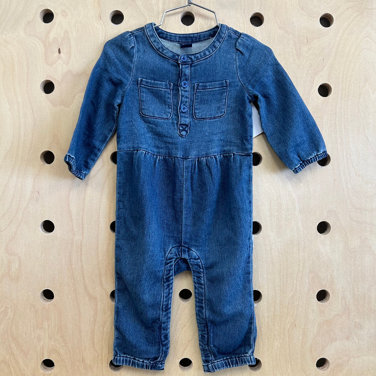 Denim Romper