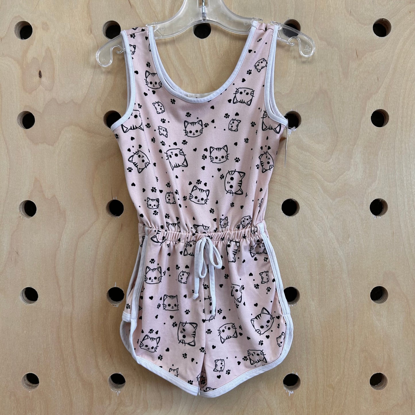 Pink Kitty Romper