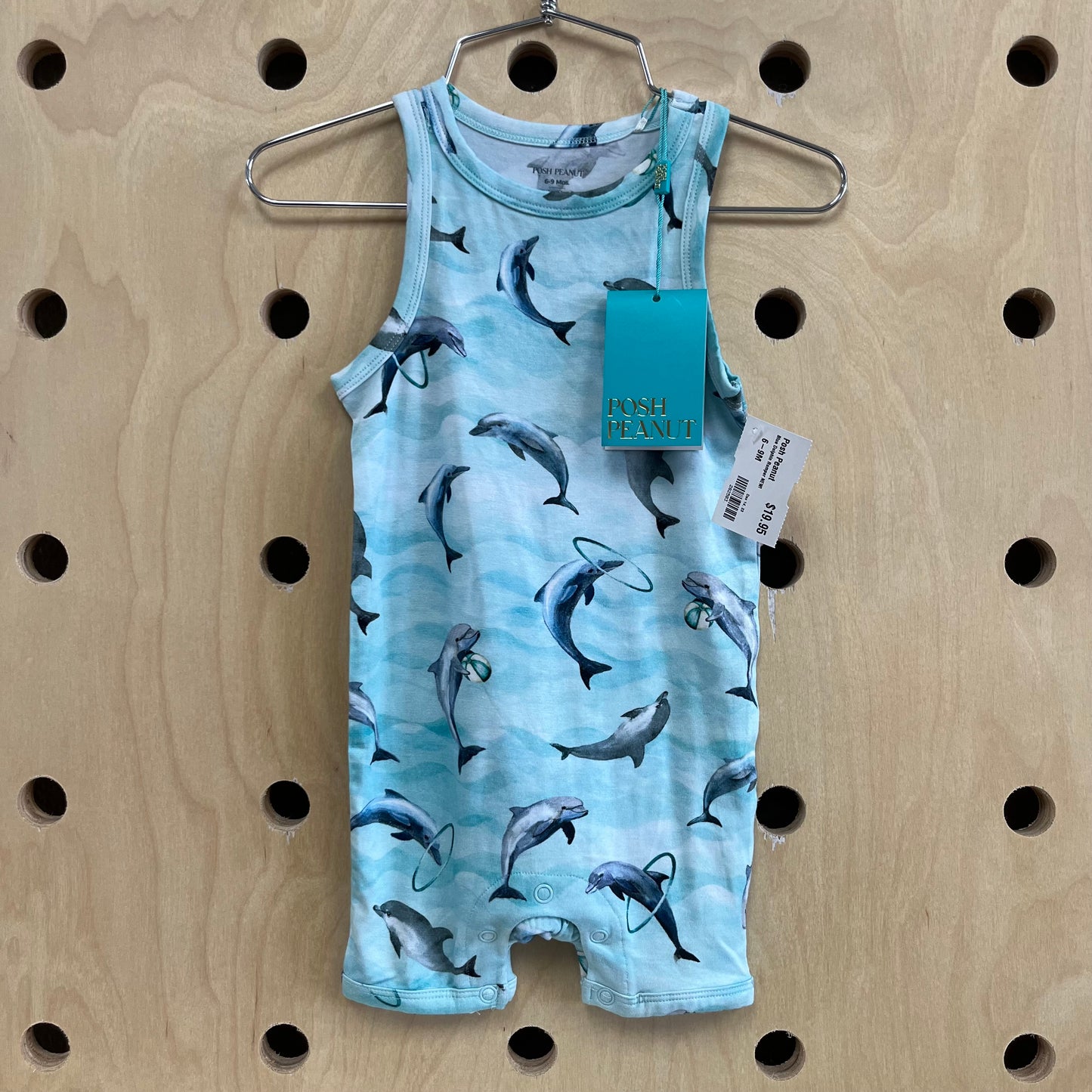 Blue Dolphin Romper NEW!