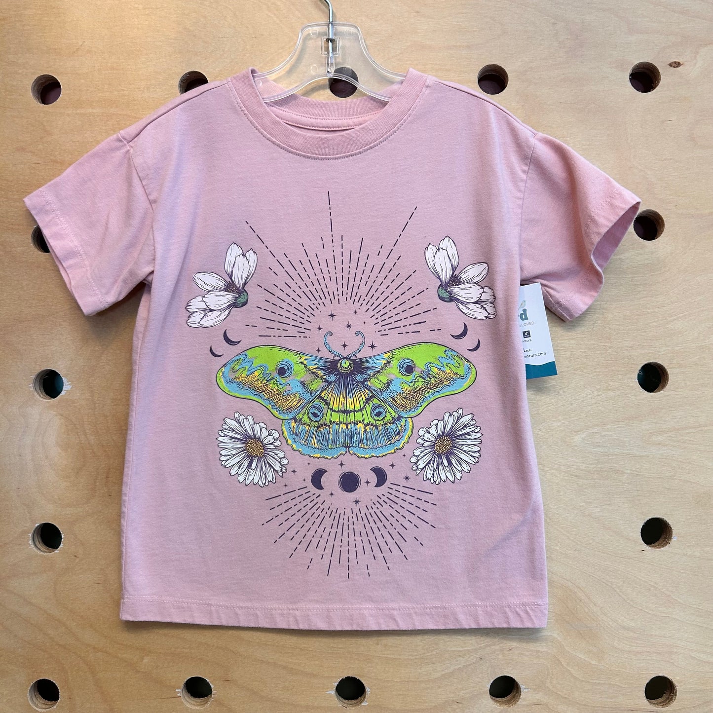 Pink Flower/Moth Tee