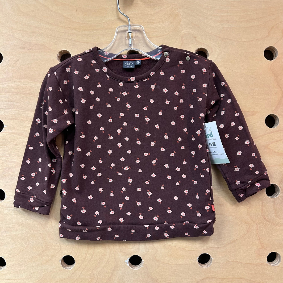 Brown Floral Top