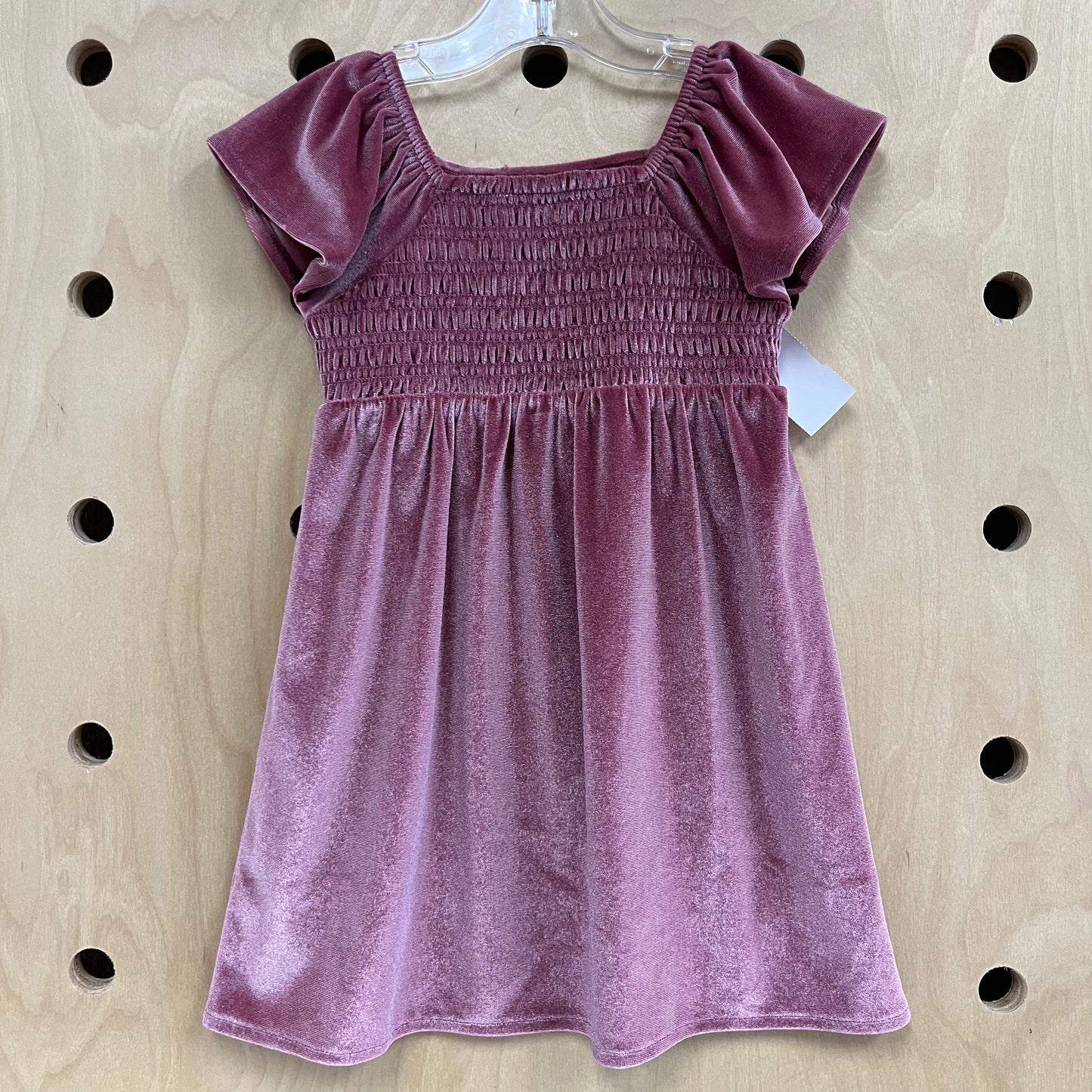 Pink Velour Dress