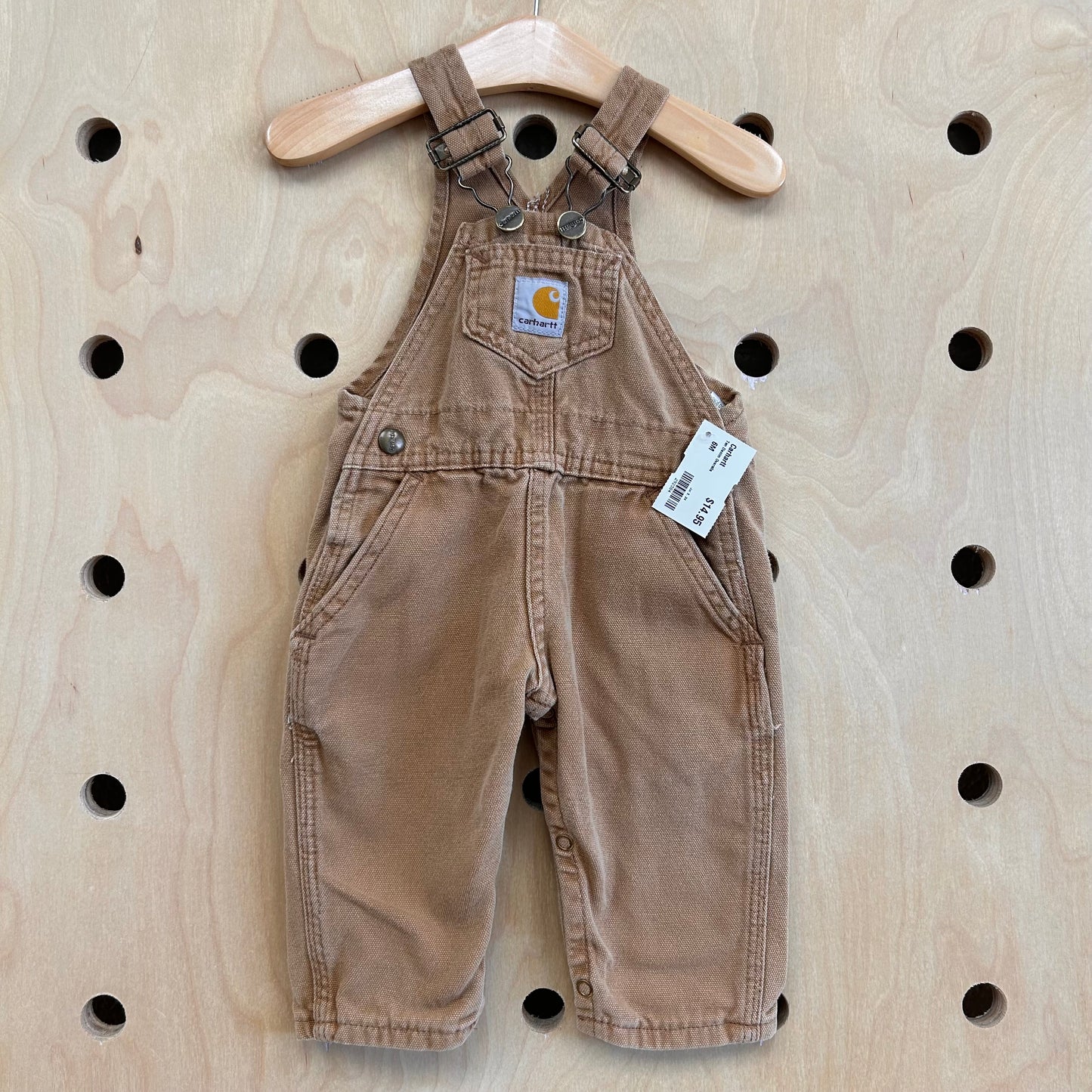 Tan Denim Overalls
