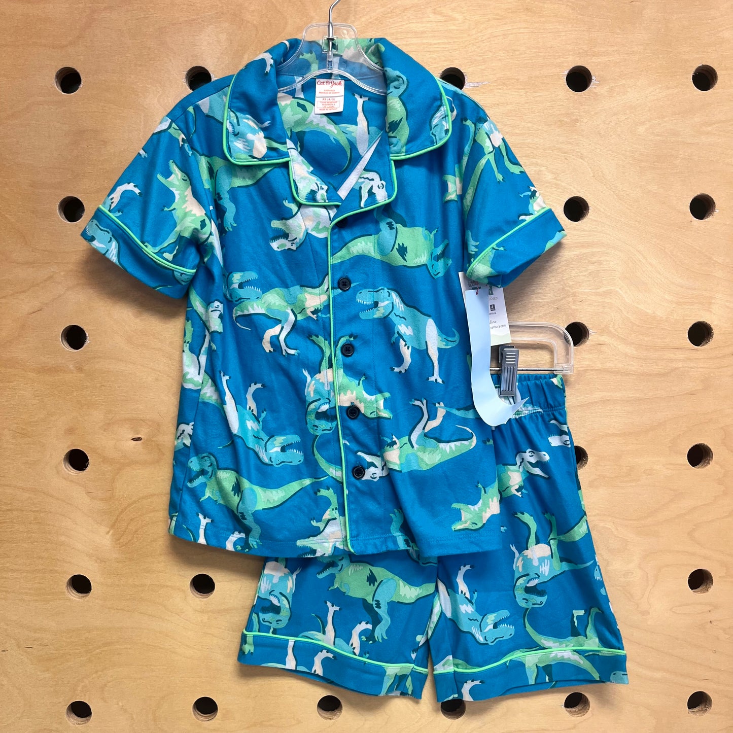 Blue Dino Pajamas NEW
