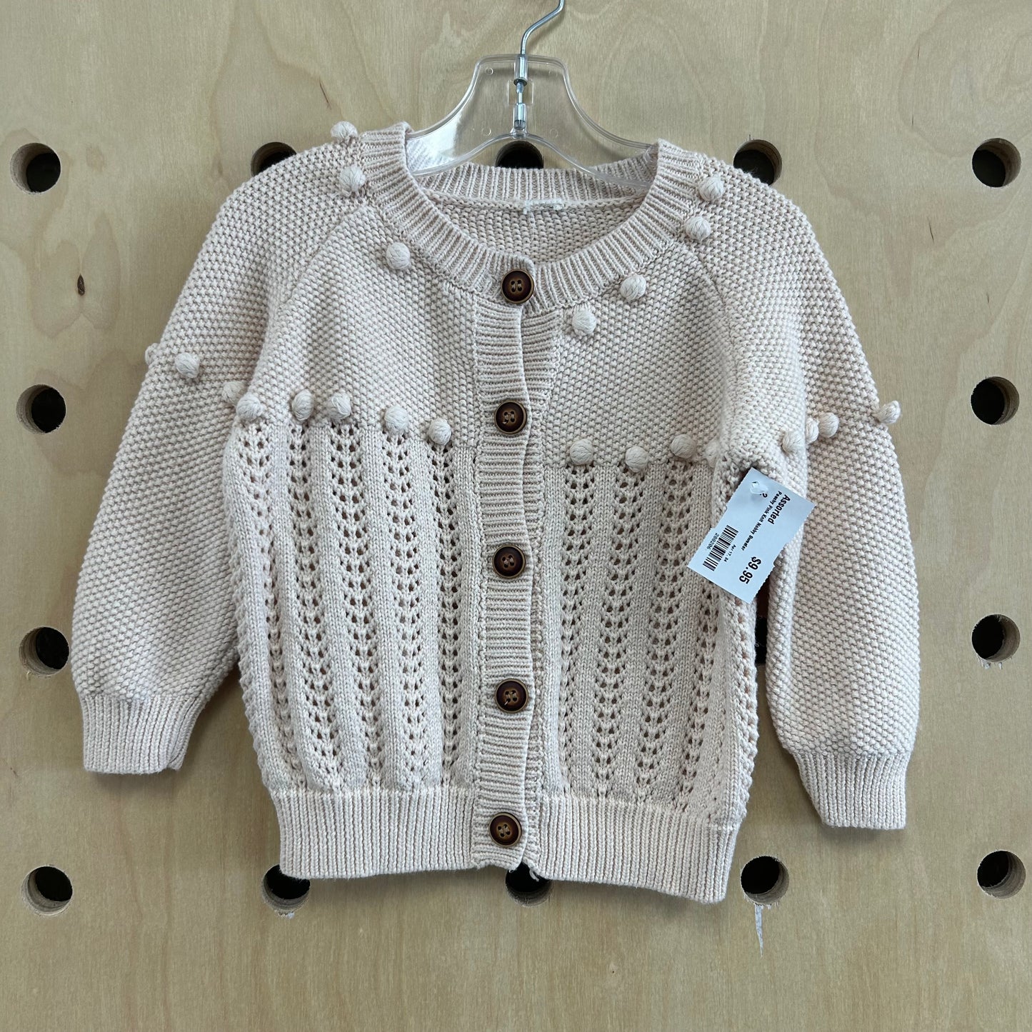 Peachy Pink Knit Nobby Sweater