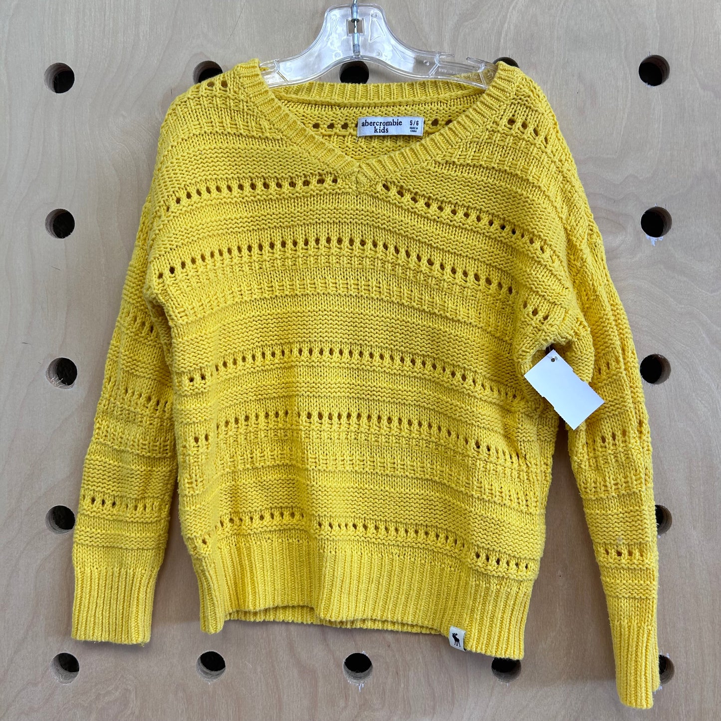 Yellow Loose Knit Sweater