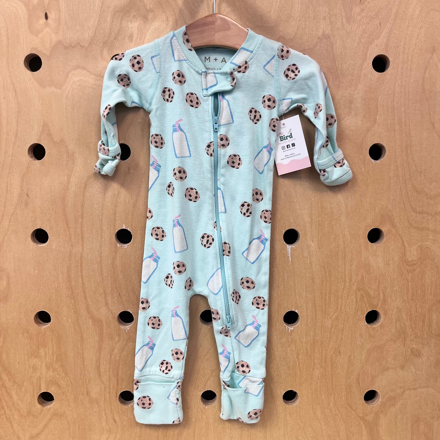 Mint Milk + Cookies Zippy