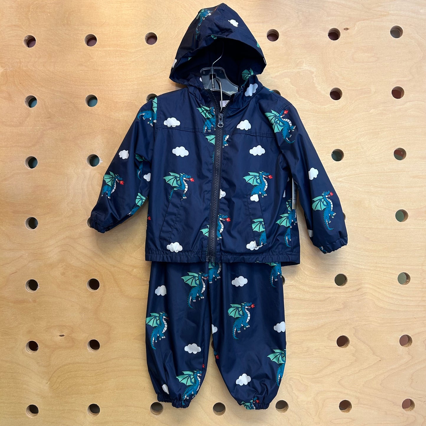 Dragons Fleece-Lined Rain Set