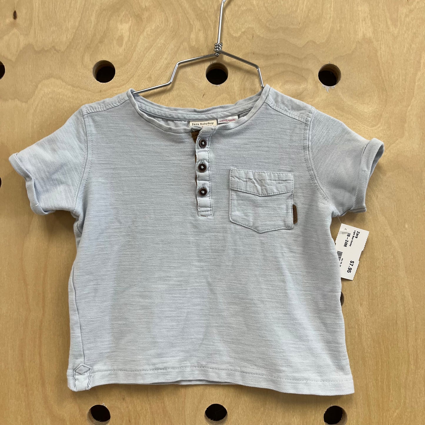 Light Blue Henley