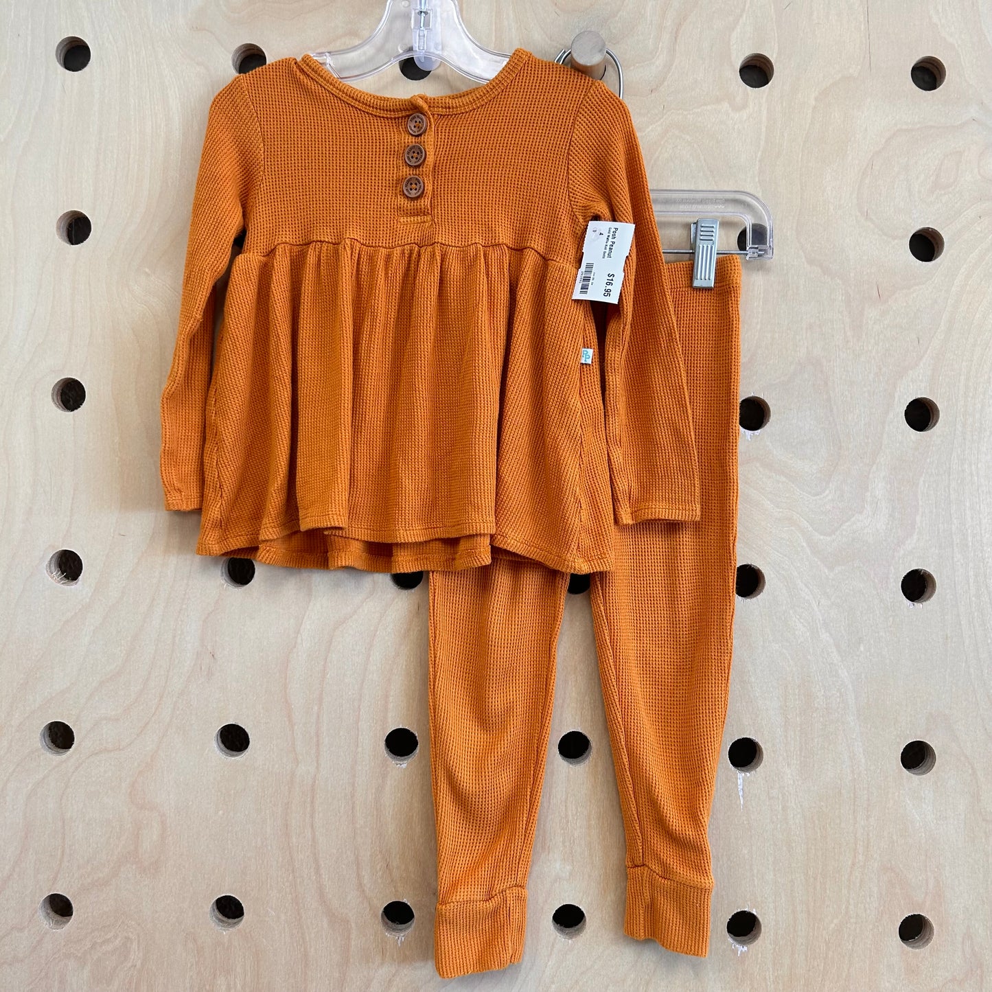 Gold Waffle Knit Outfit