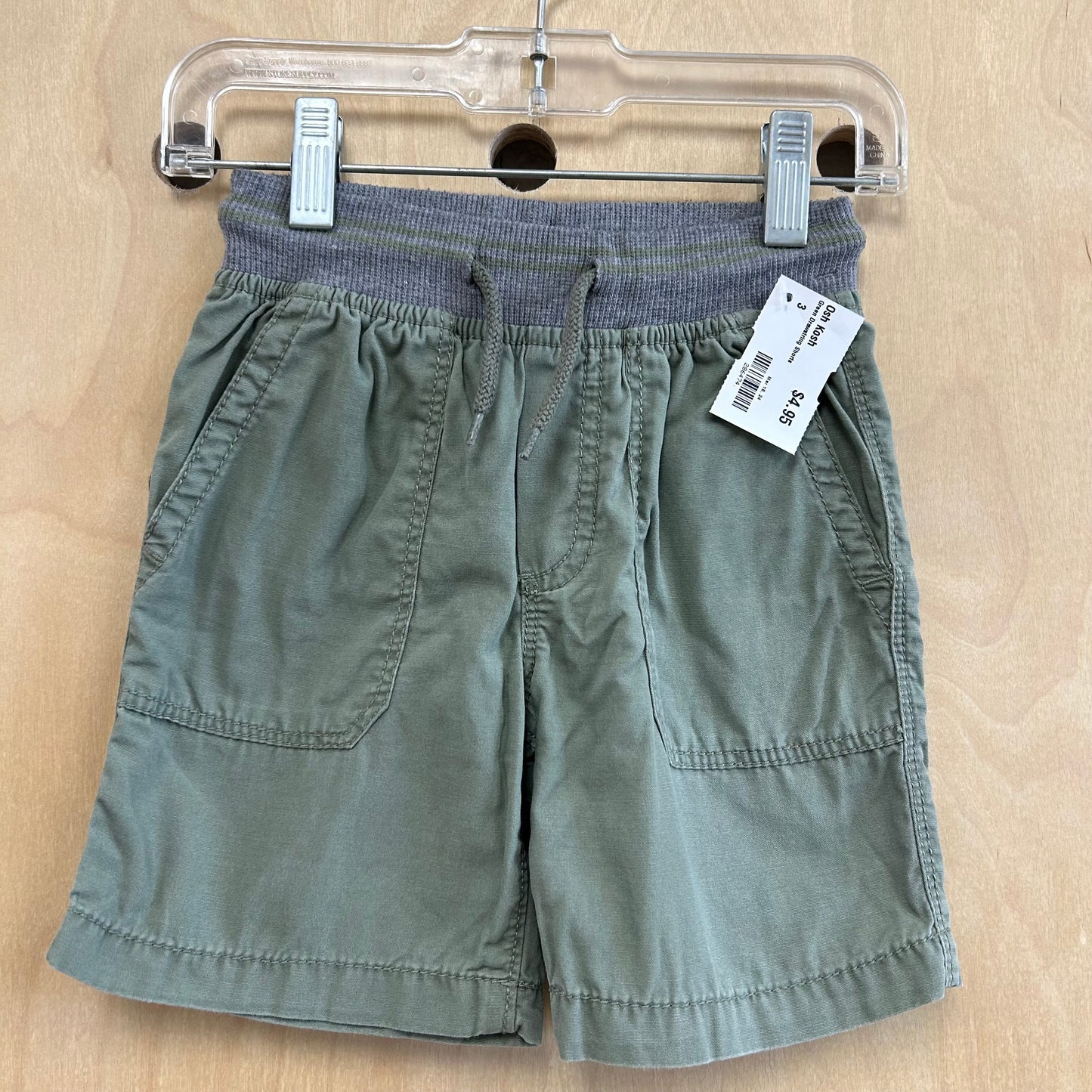 Green Drawstring Shorts