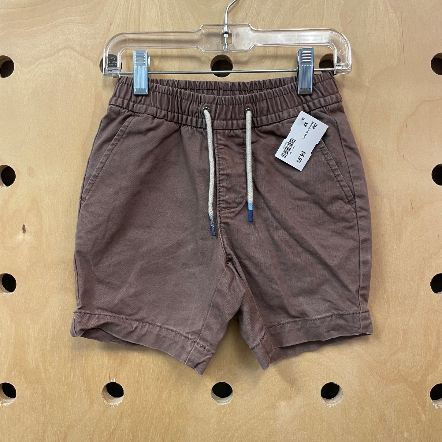 Brown Pull On Shorts