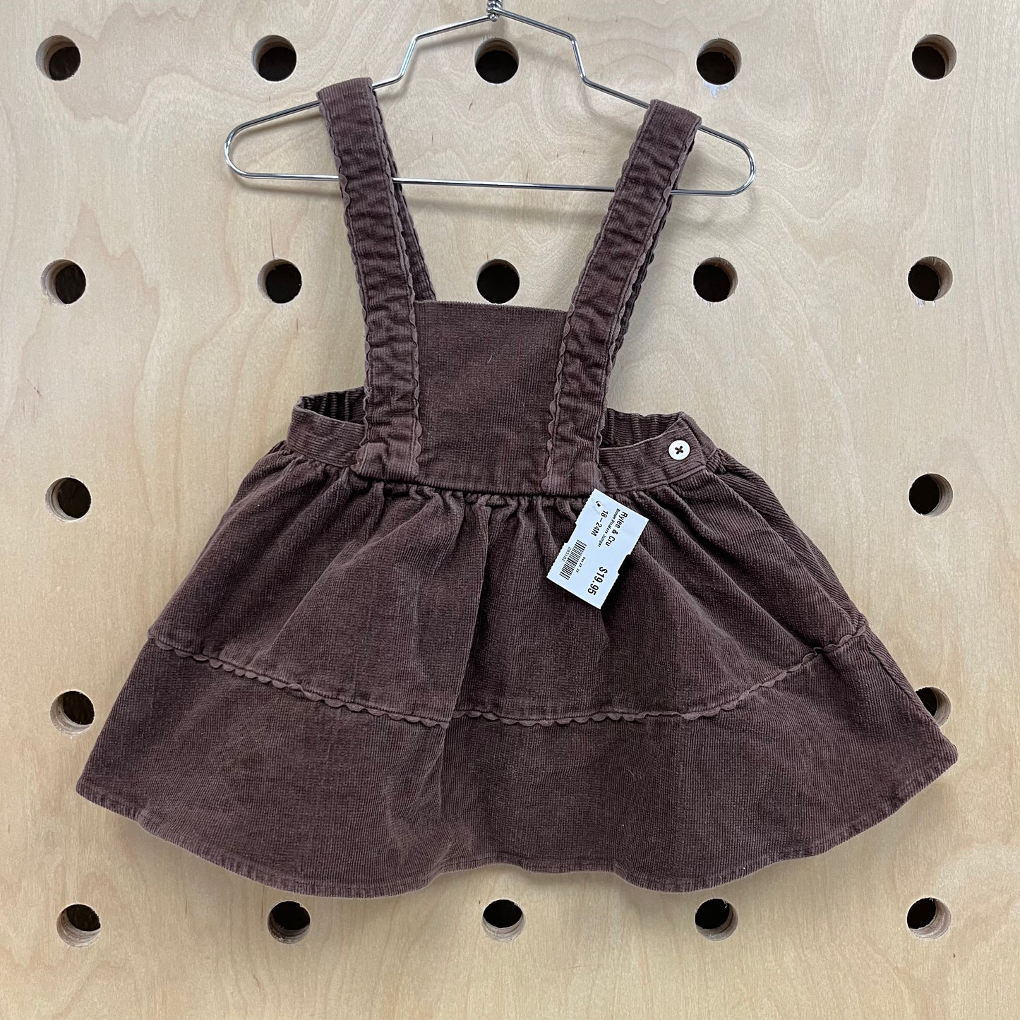 Brown Pinafore Jumper